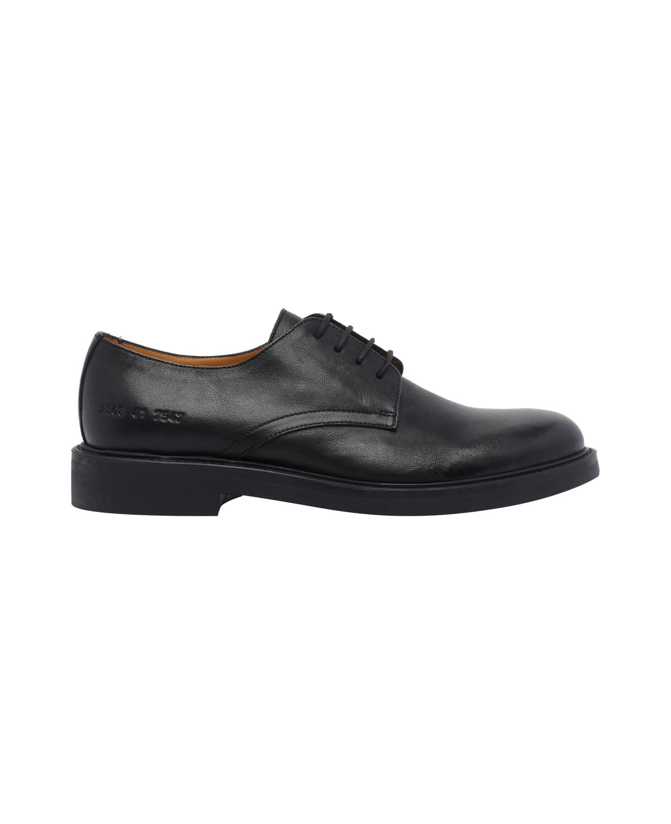 Common Projects Officer's Laced Up Shoes - Black