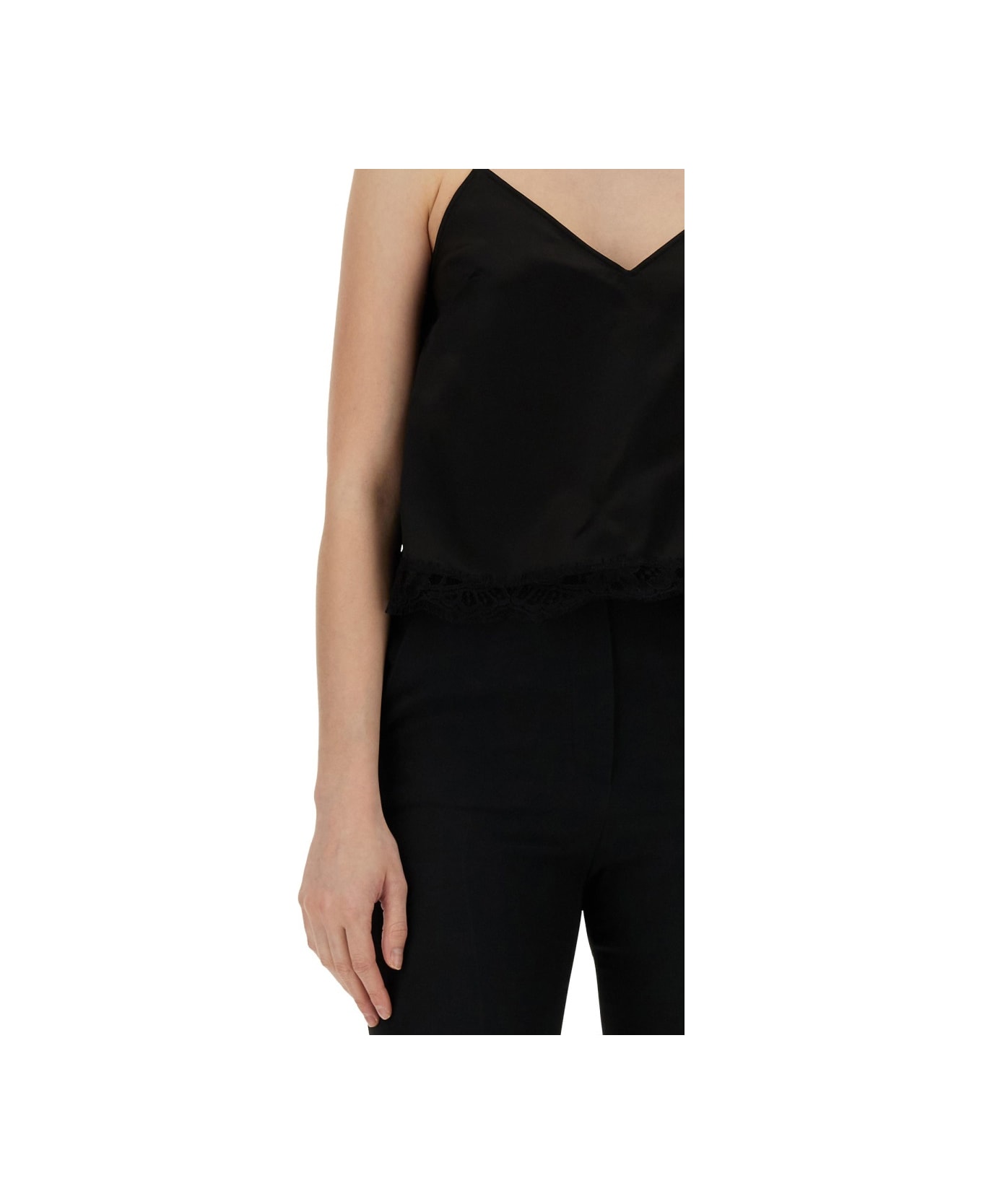 Alexander McQueen Top With Thin Straps - BLACK ジャンプスーツ
