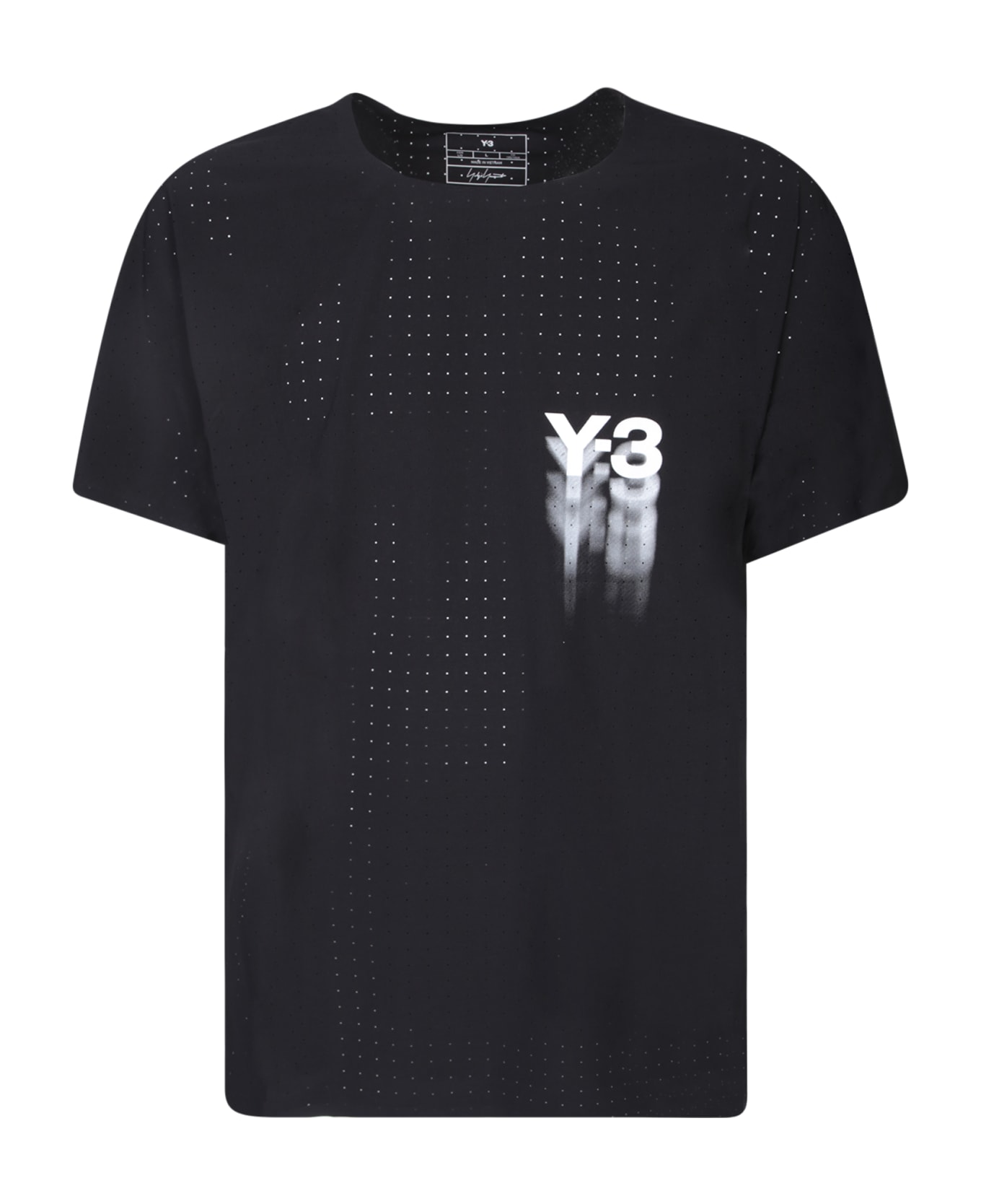 Y-3 Adidas Y-3 Black Run T-shirt - Black シャツ