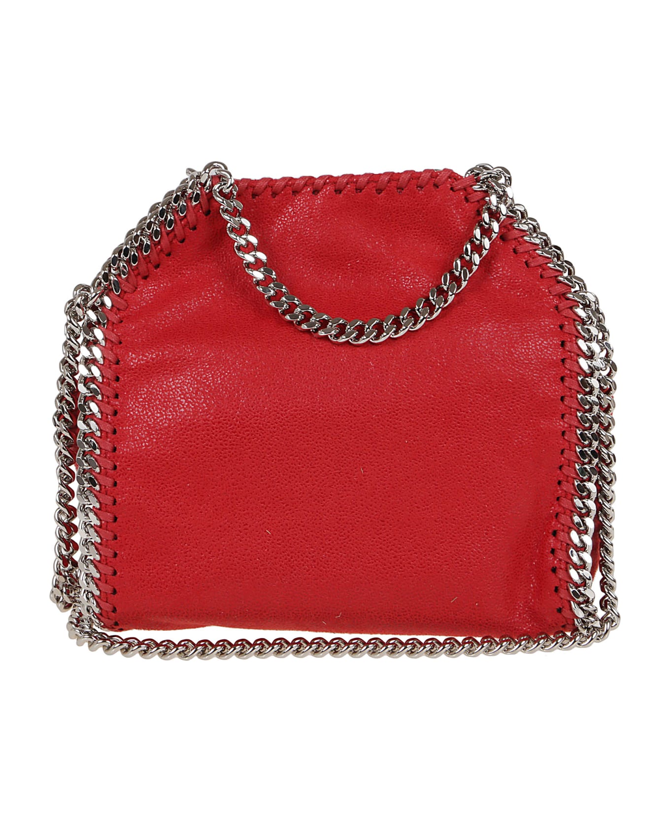 Stella McCartney Tiny Tote Eco Shaggy Deer W/palladium Color Chain - Lipstick