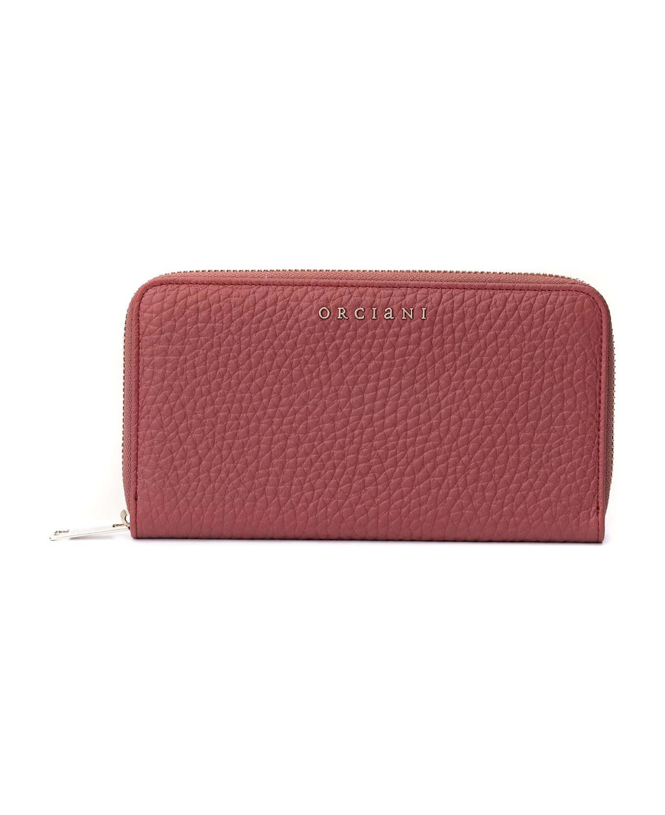 Orciani Zip Around Soft Leather Wallet - Bordeaux