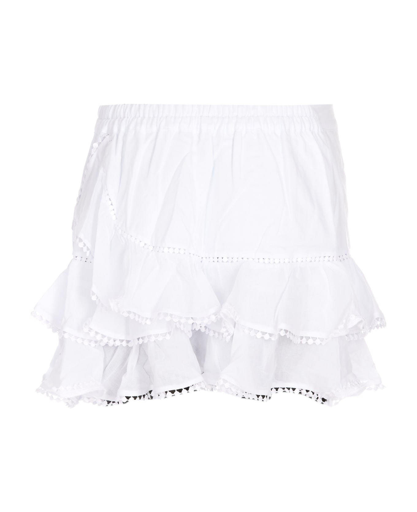Charo Ruiz Fera Mini Skirt - White