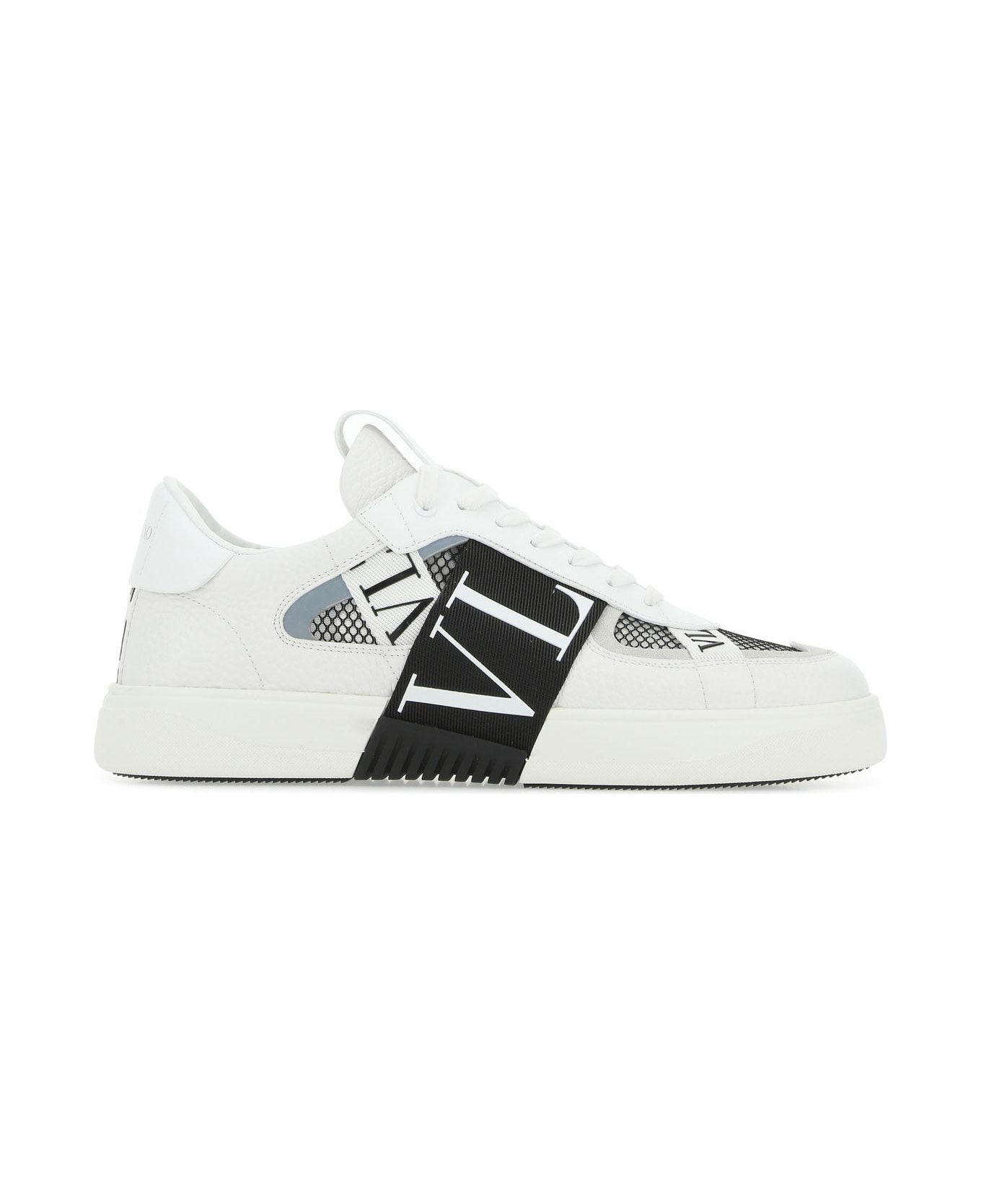 VALENTINO GARAVANI VL7N デニム スニーカー 刺繍 Valentino Garavani Leather Vl7n Sneakers | italist
