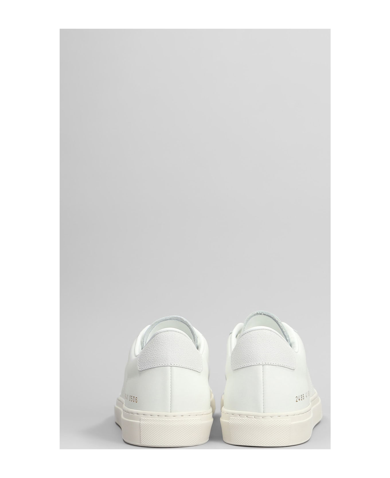 Common Projects Tennis Classic Sneakers In White Leather - white
