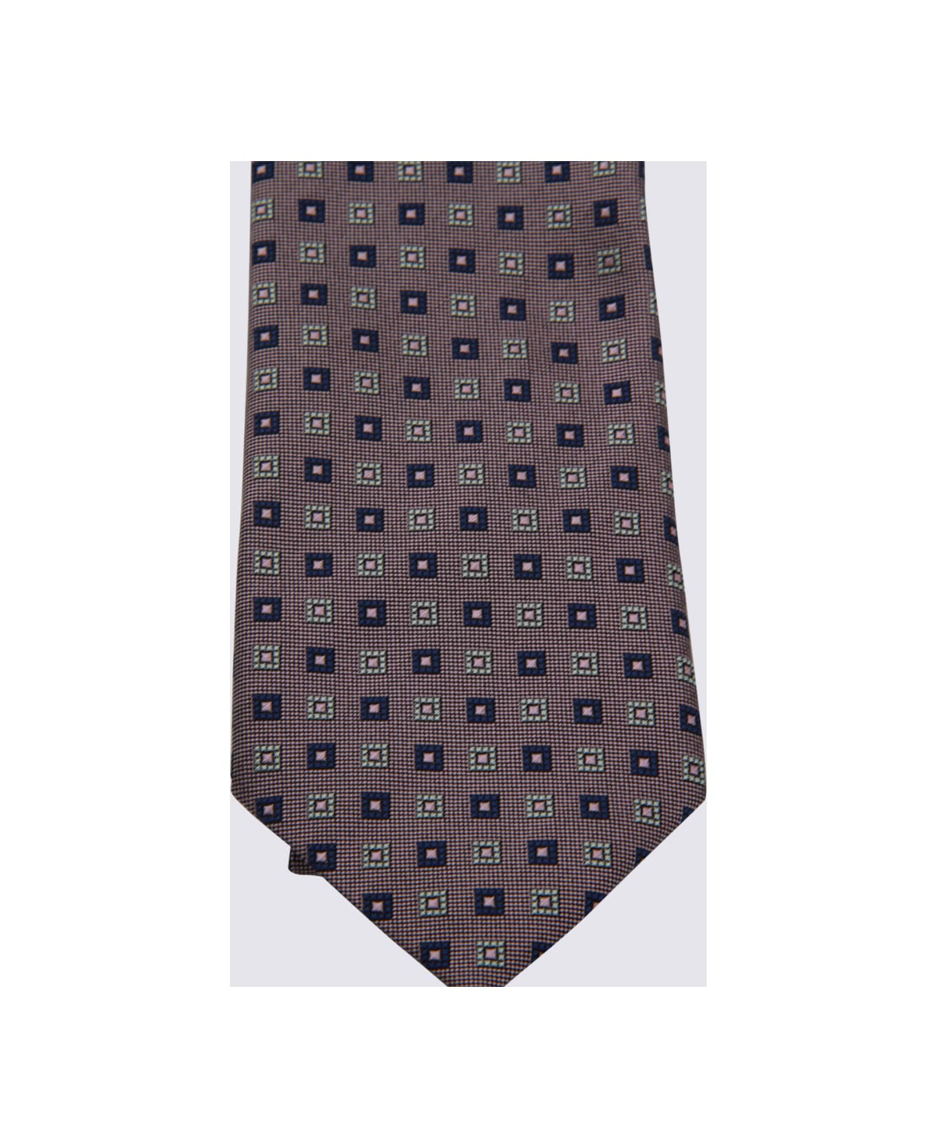 Zegna Pink Silk Tie - Pink