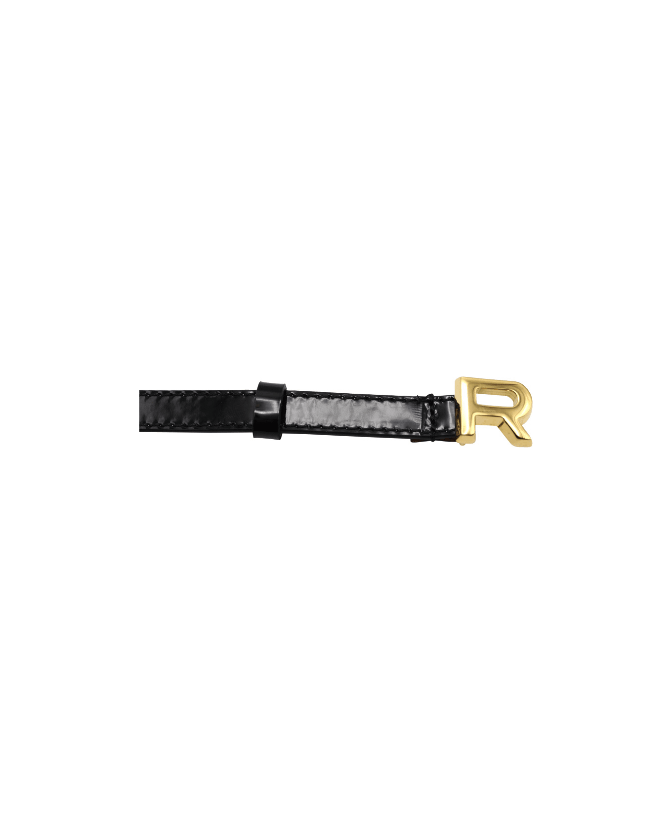 Rochas Belt With R Logo - Black ベルト