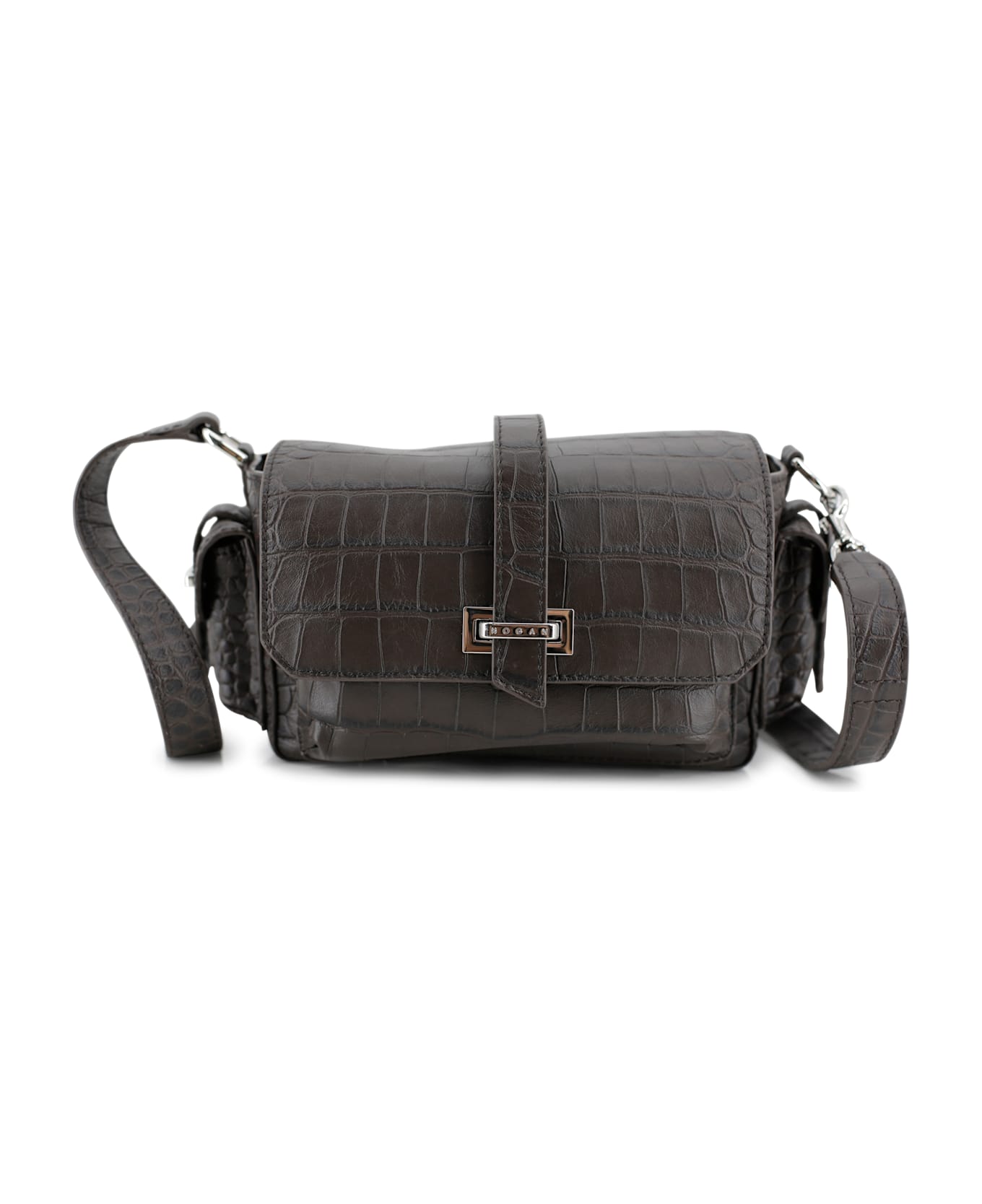 Hogan Flap Bag - Brown