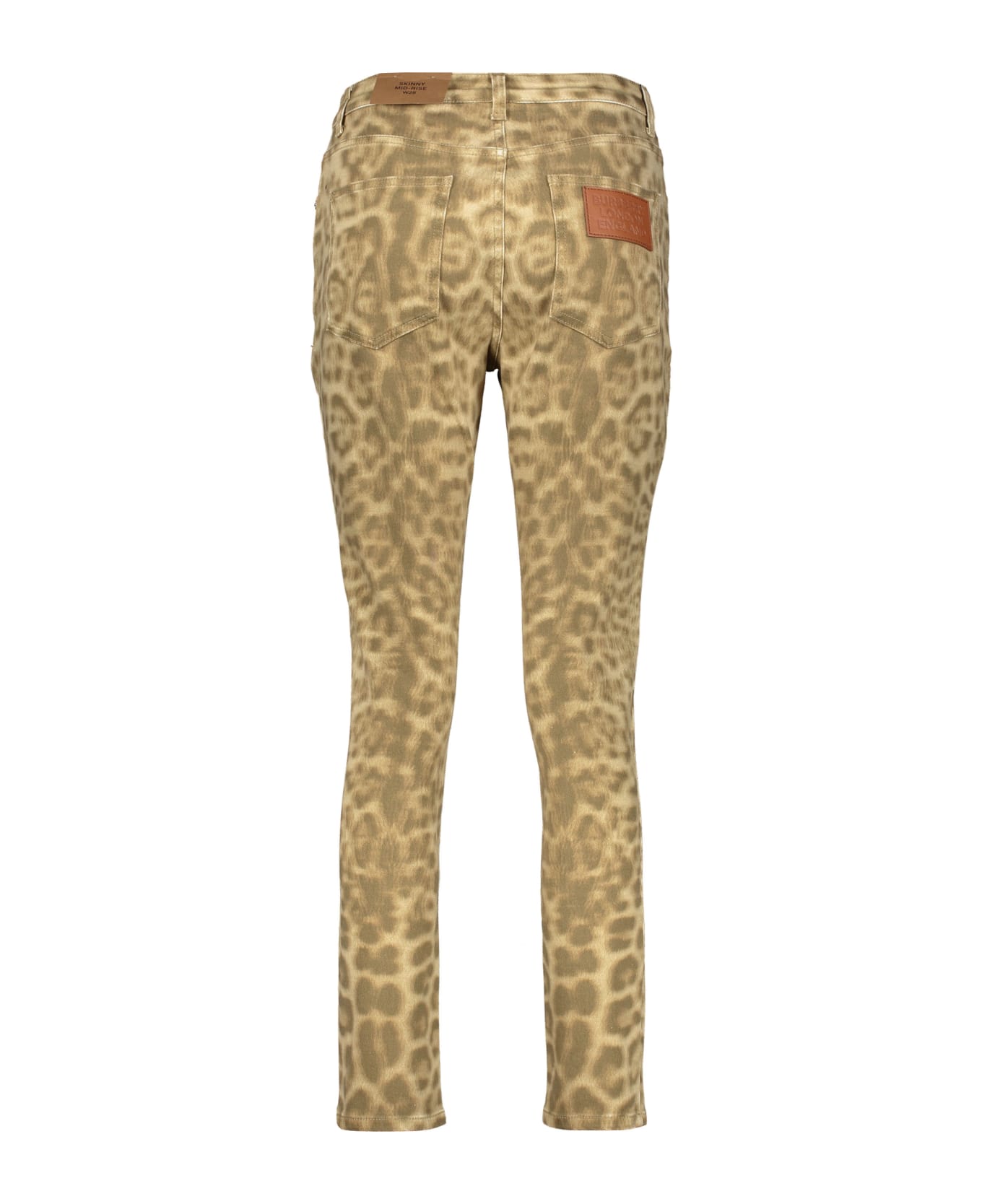 Burberry Leopard Print Skinny Jeans - Animalier