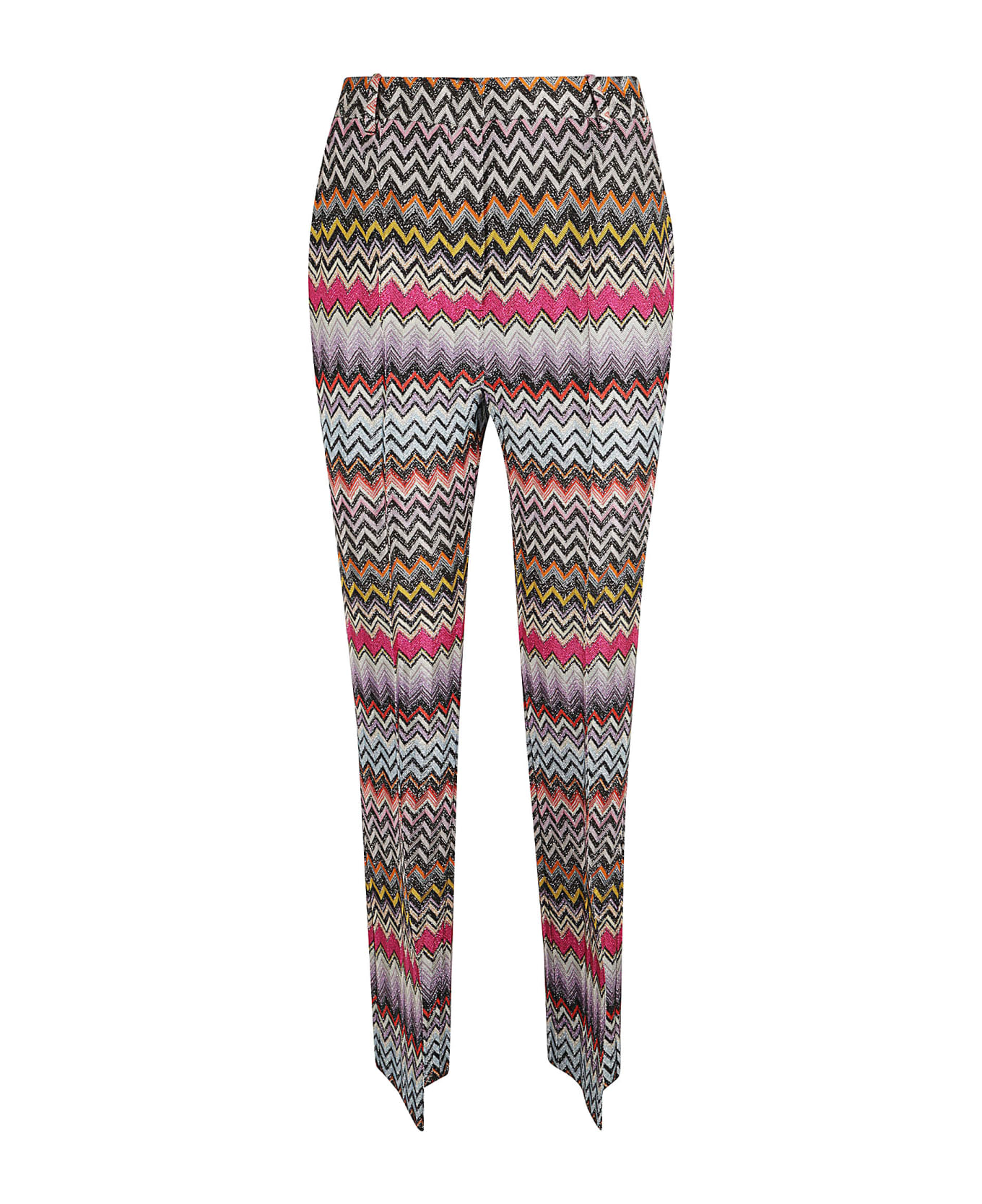 Missoni Stripe Zig-zag Patterned Trousers - Multicolor