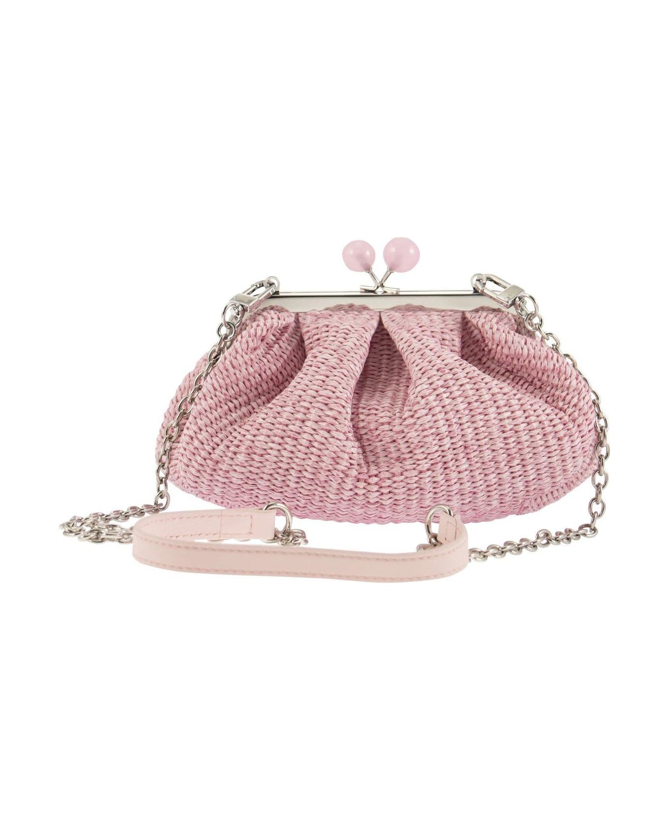 Weekend Max Mara Palma Small Chain Linked Clutch Bag - Pink