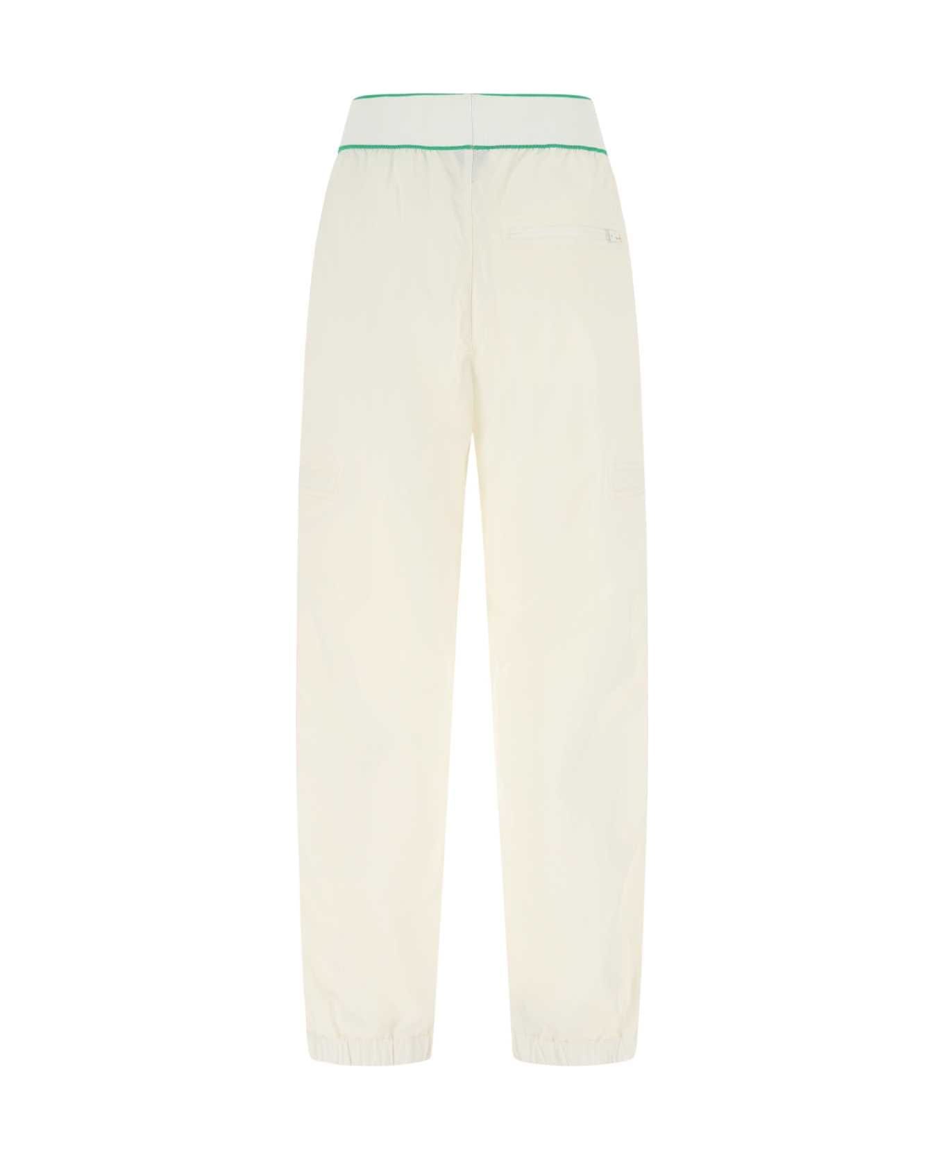 Bottega Veneta White Nylon Pant - 9071