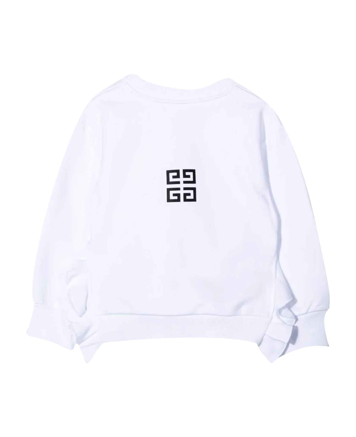 Givenchy Girl Sweatshirt With Print - Bianco