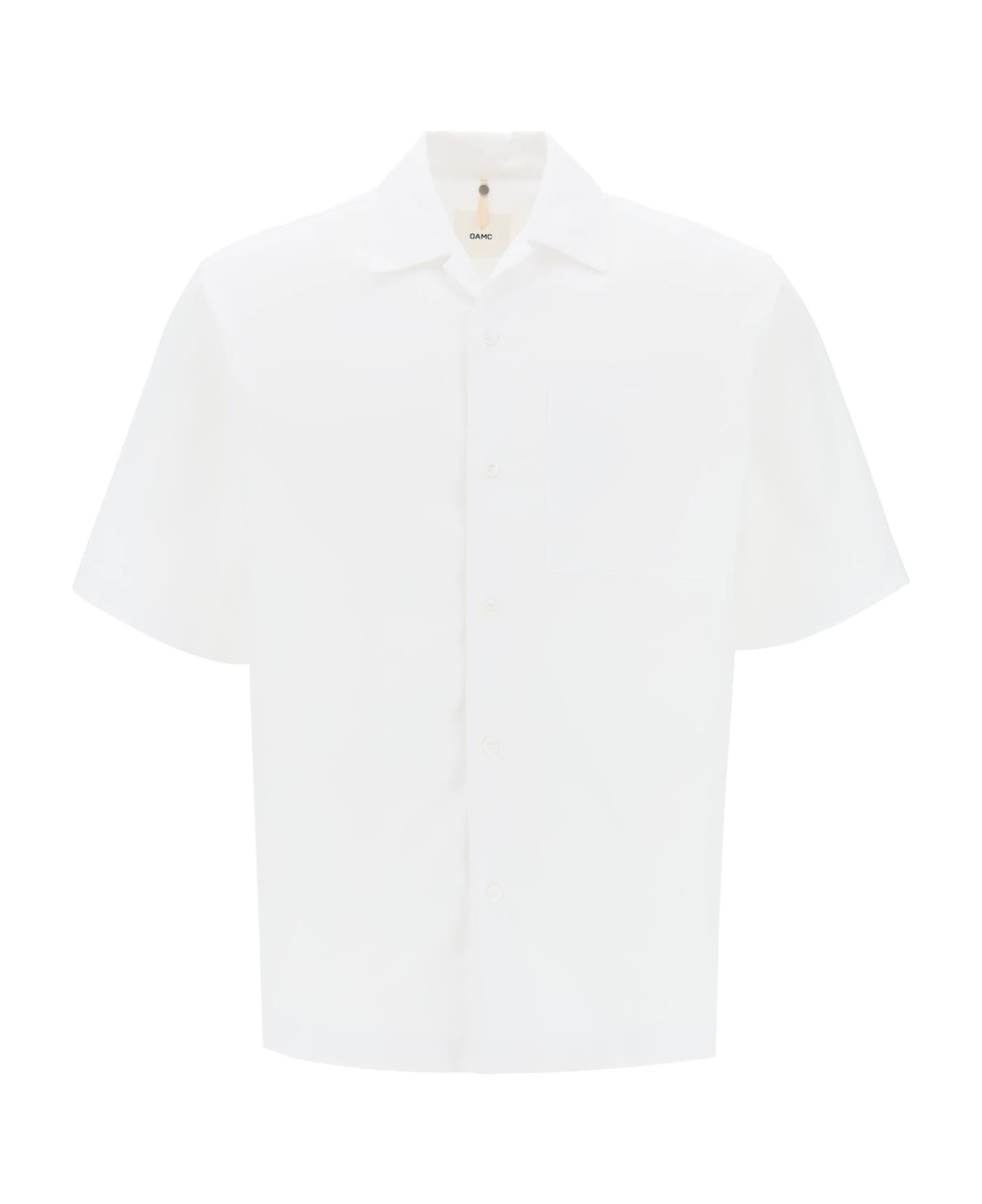 OAMC Kurt Bowling Shirt - WHITE (White)