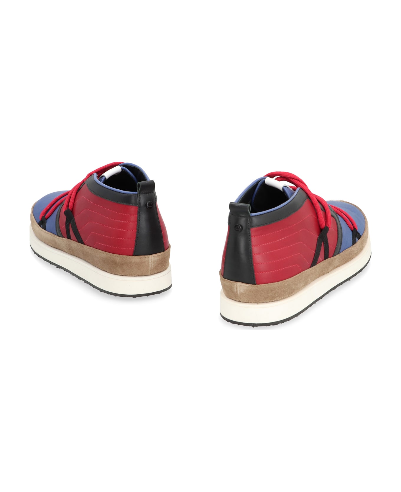 Volta Leather Mid-top Sneakers - Multicolor