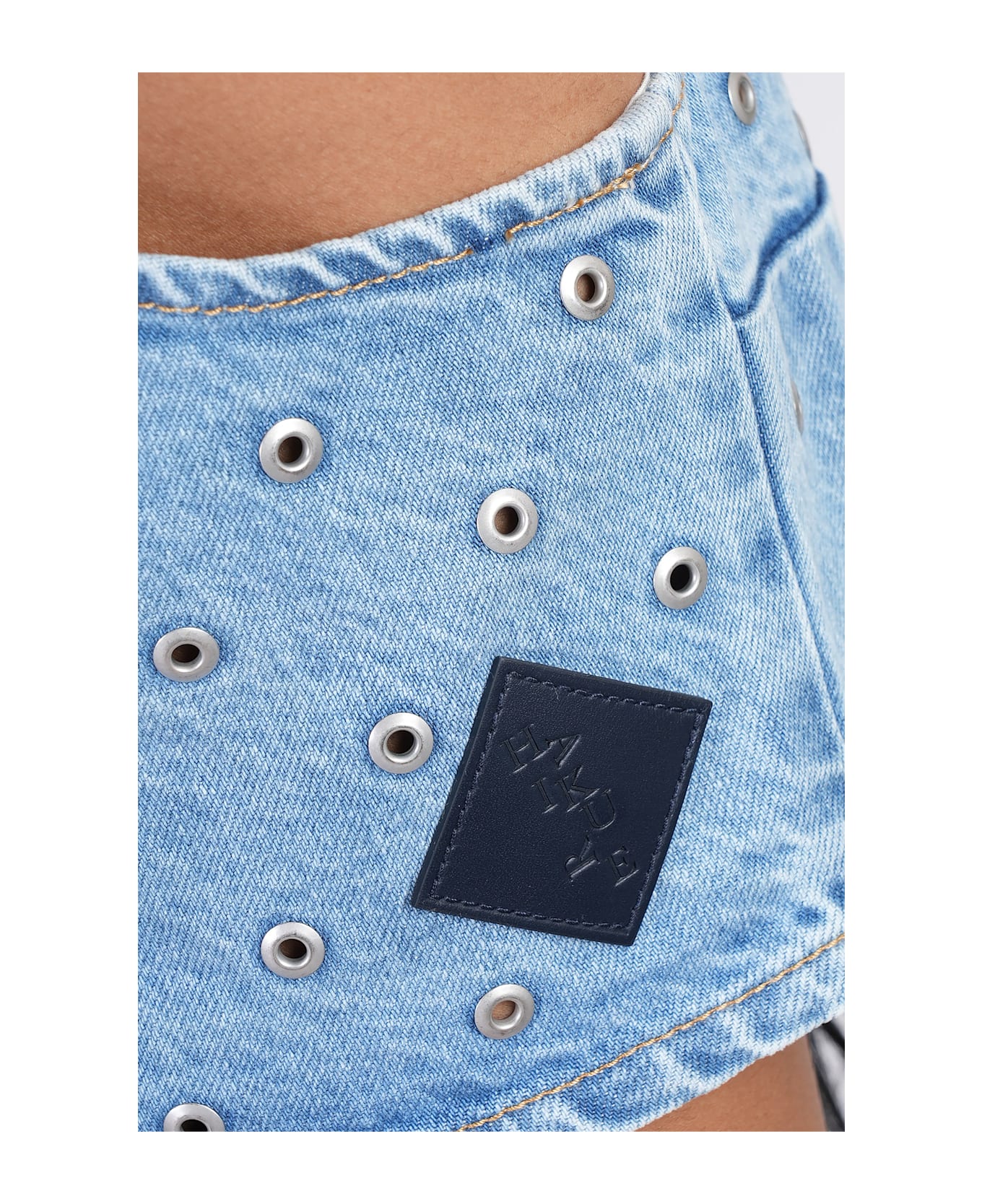 Haikure Antoine Topwear In Cyan Cotton - cyan