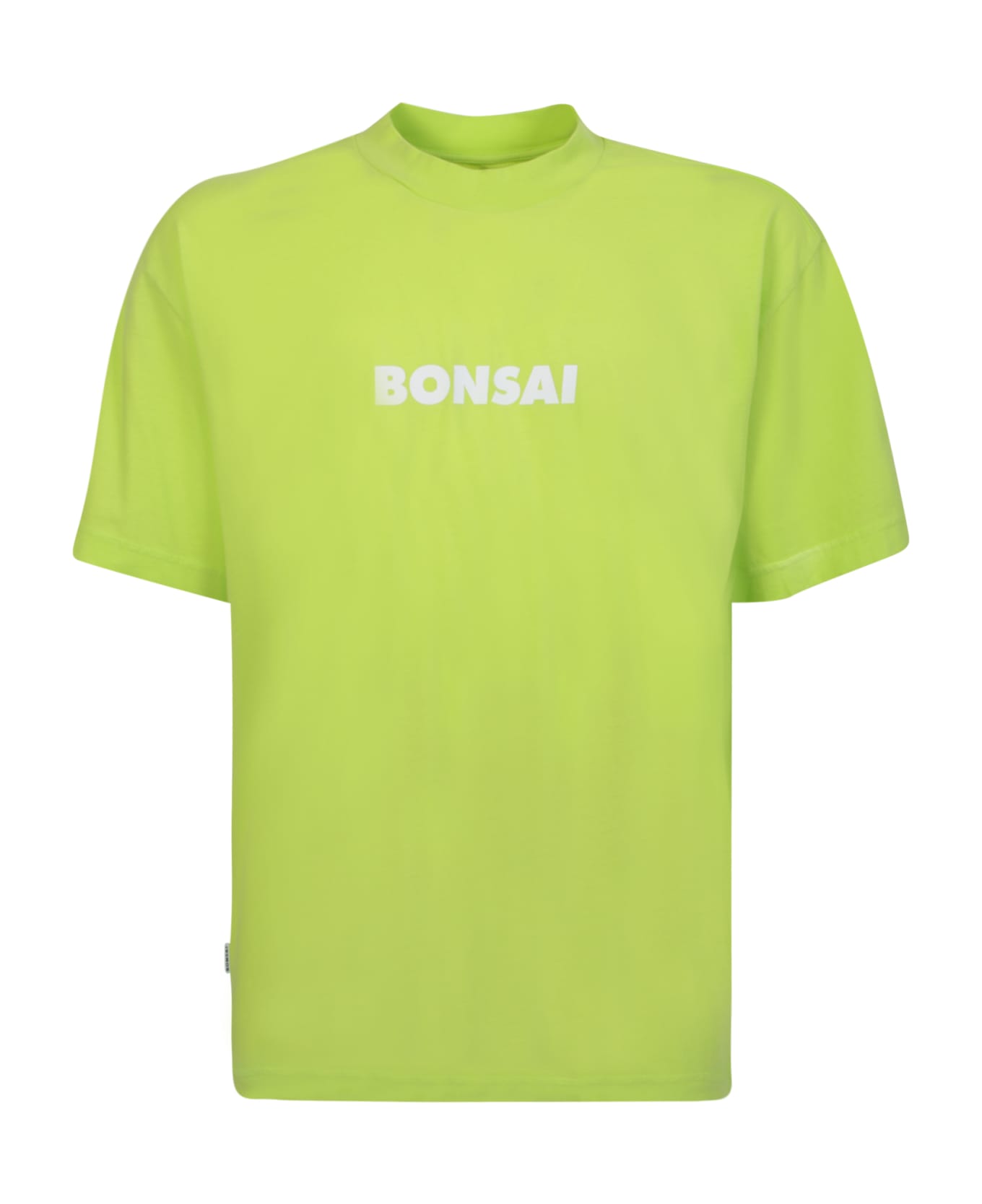 Bonsai Regular Lime Green Logo T-shirt - Green