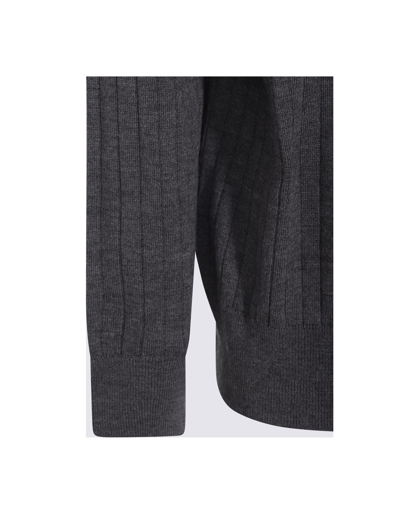 Bottega Veneta Grey Wool Knitwear - GREY