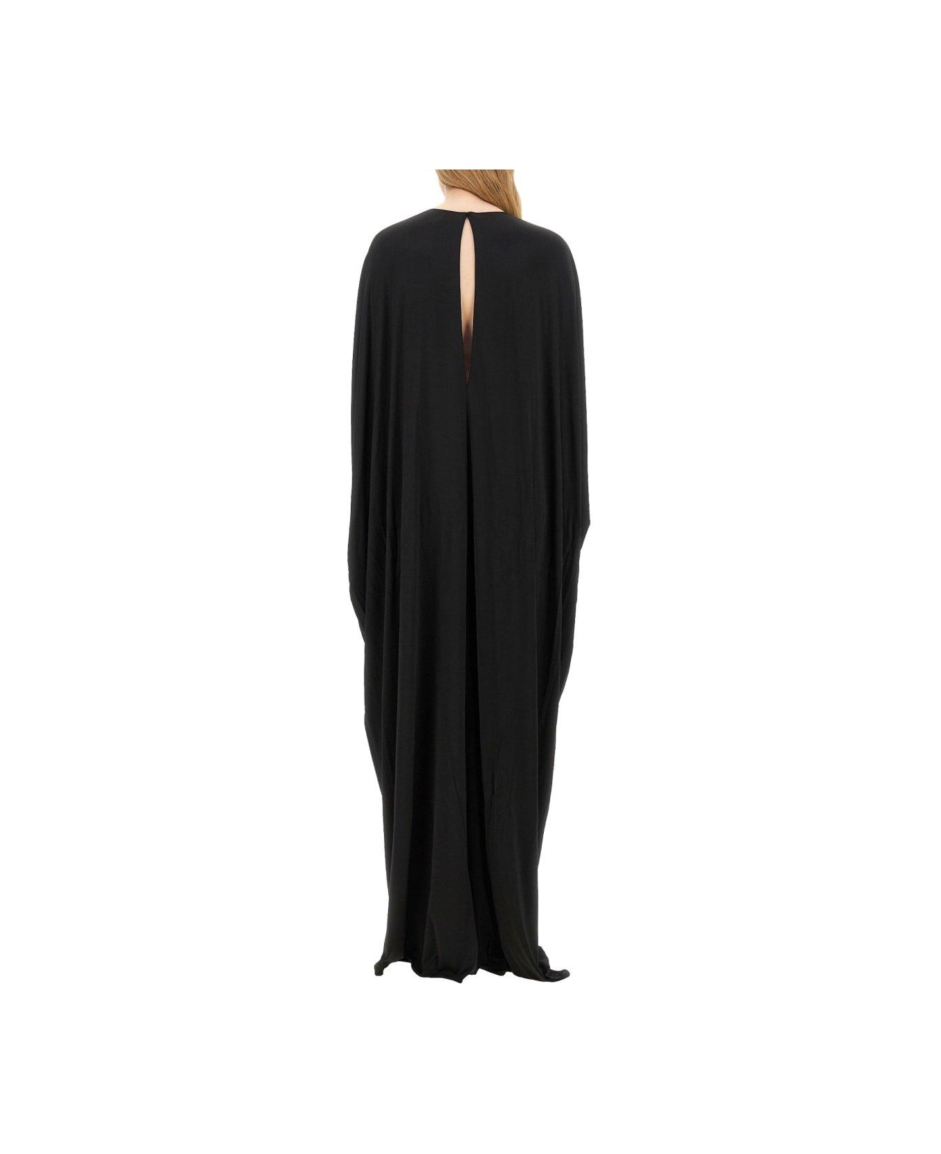 Tom Ford Satin Stretch-jersey Kaftan Dress - BLACK