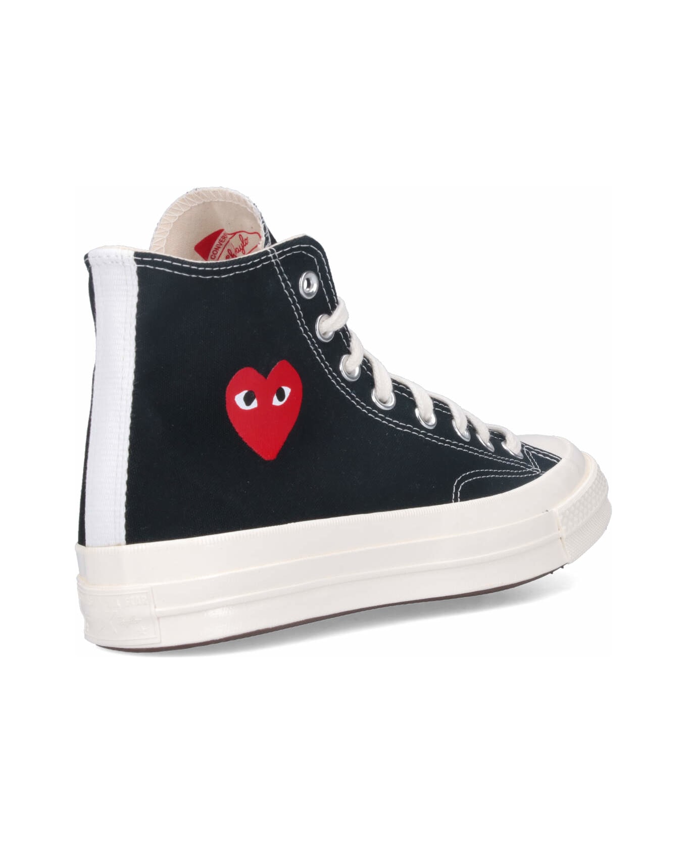 Comme des Garçons Play High Top "converse Chuck 70" Sneakers - Black  