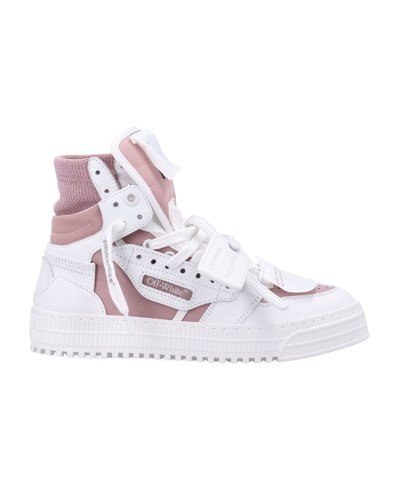 Off-White Off Court 3.0 High Top Women S Sneakers - WHITE PINK