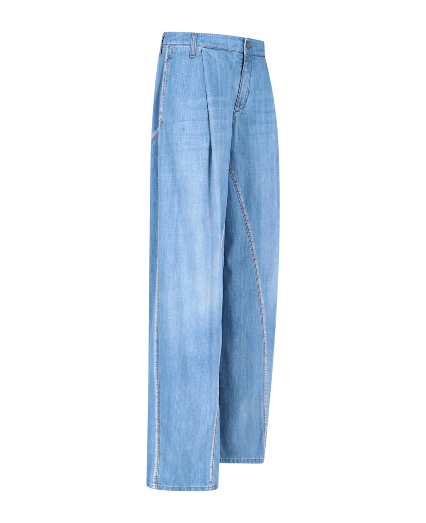 Ermanno Scervino Wide Jeans - Light Blue