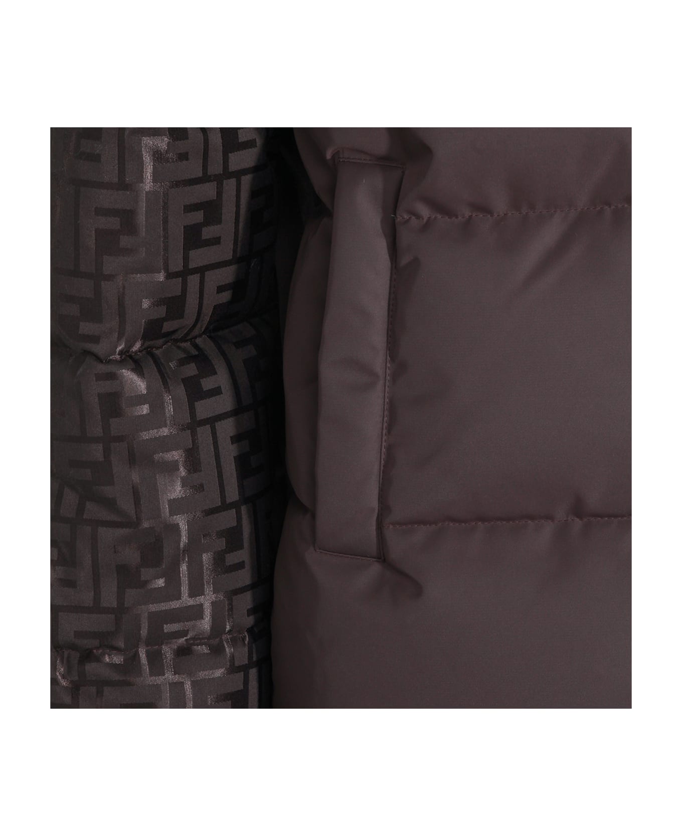 Fendi Brown Down Jacket - Brown