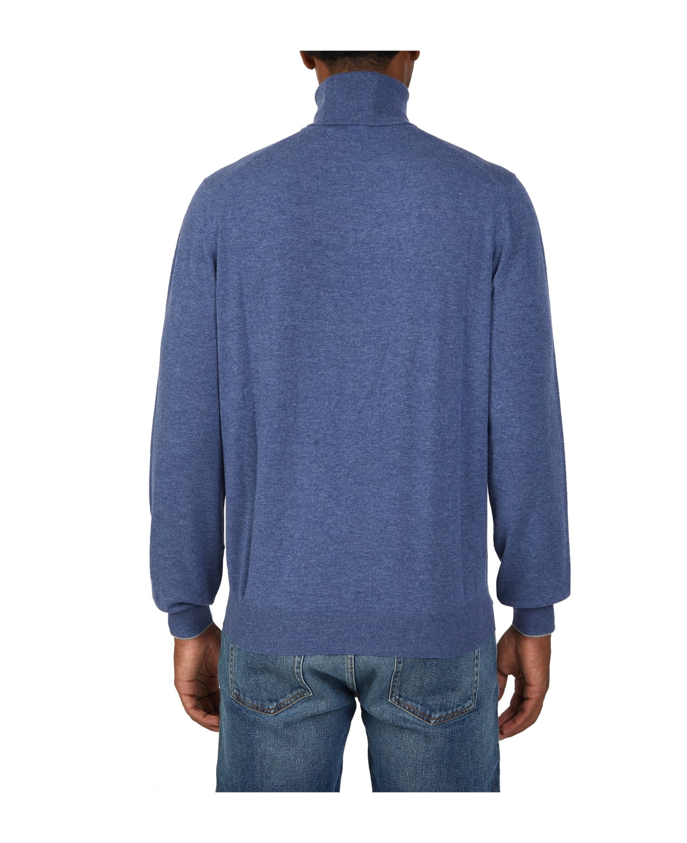 Brunello Cucinelli Wool Sweater - Blue ニットウェア