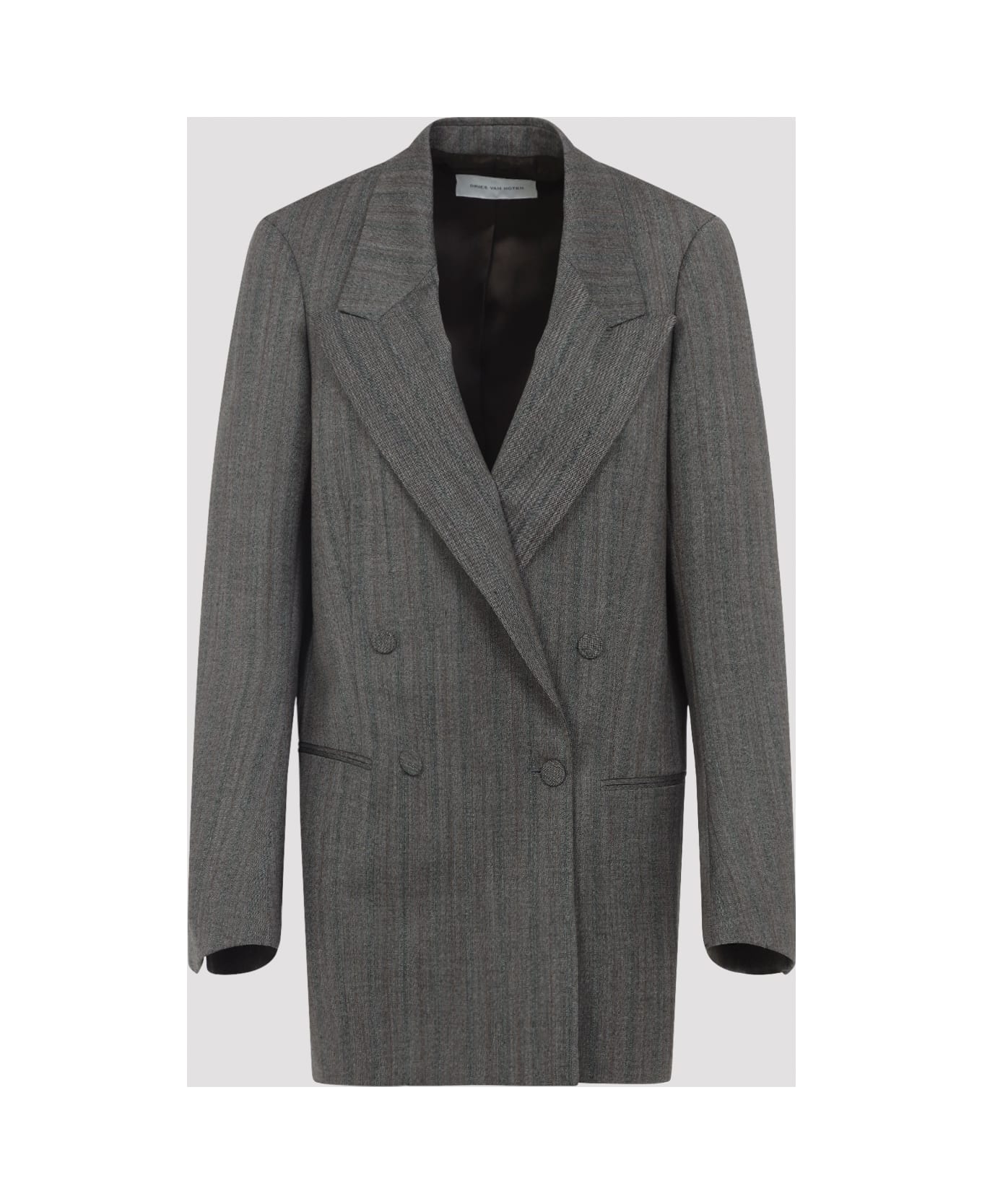 Dries Van Noten Blink Jacket - Grey Melange