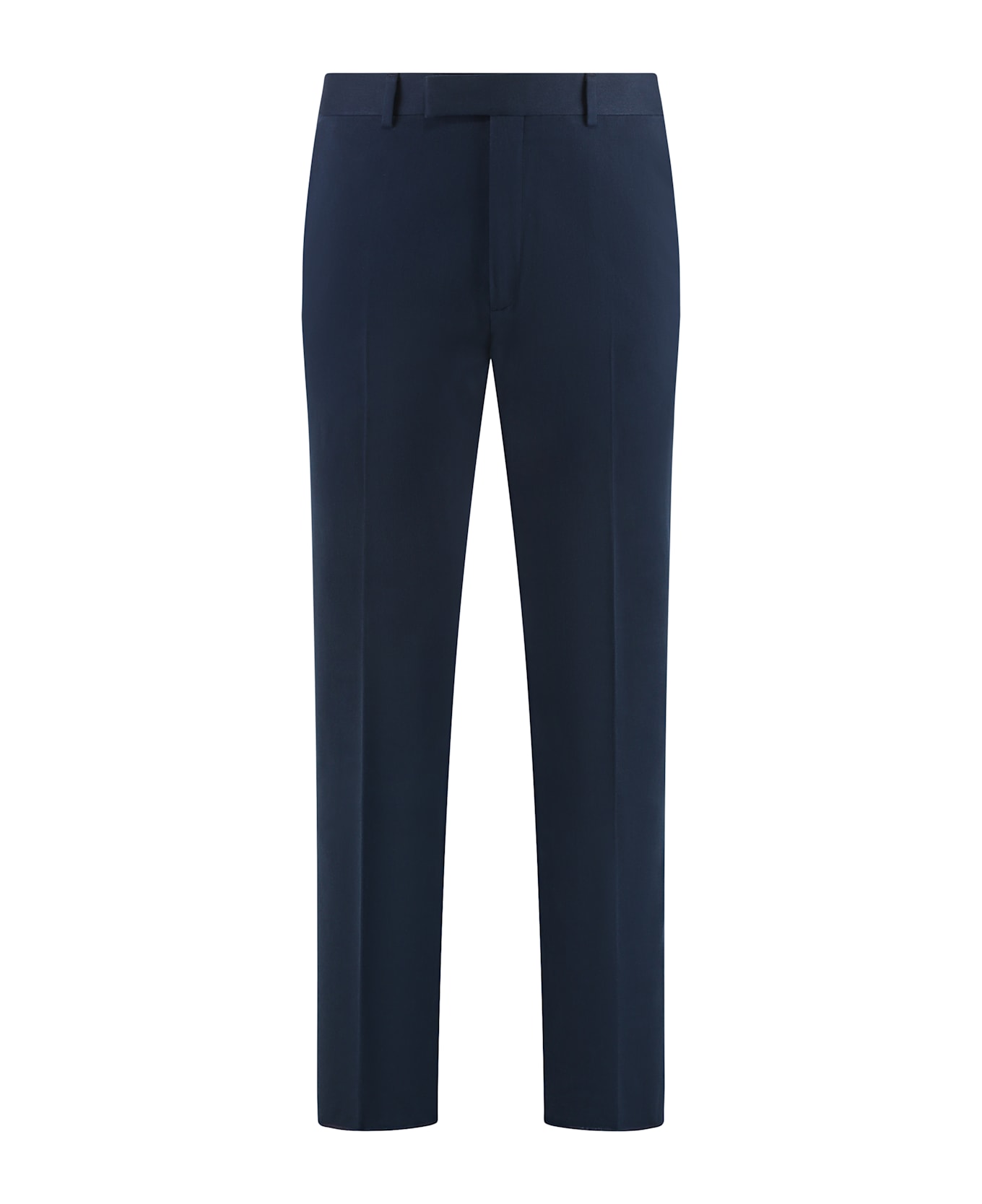 Gucci Cotton Gabardine Trousers - blue
