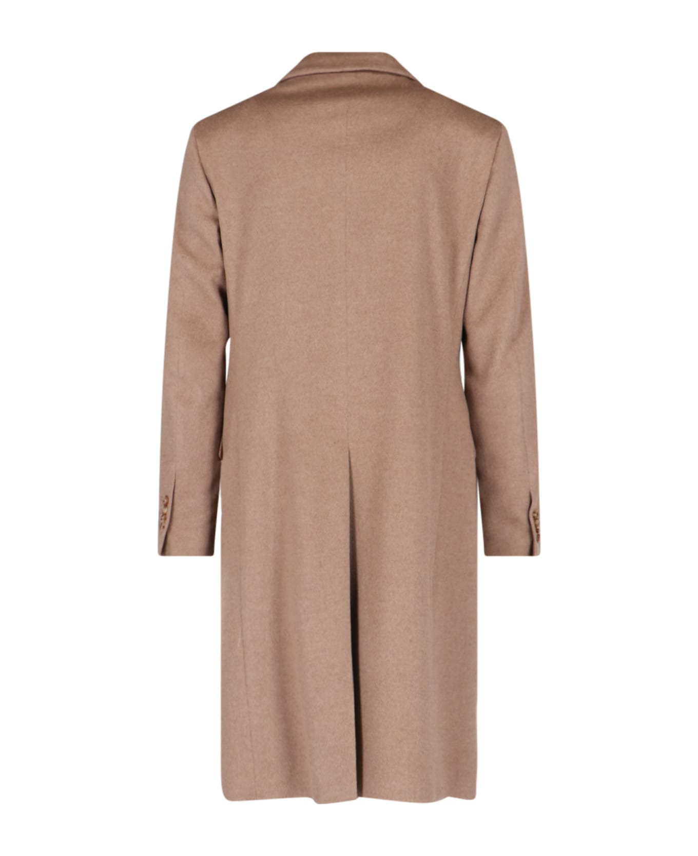 Lardini Double-breasted Midi Coat - Beige