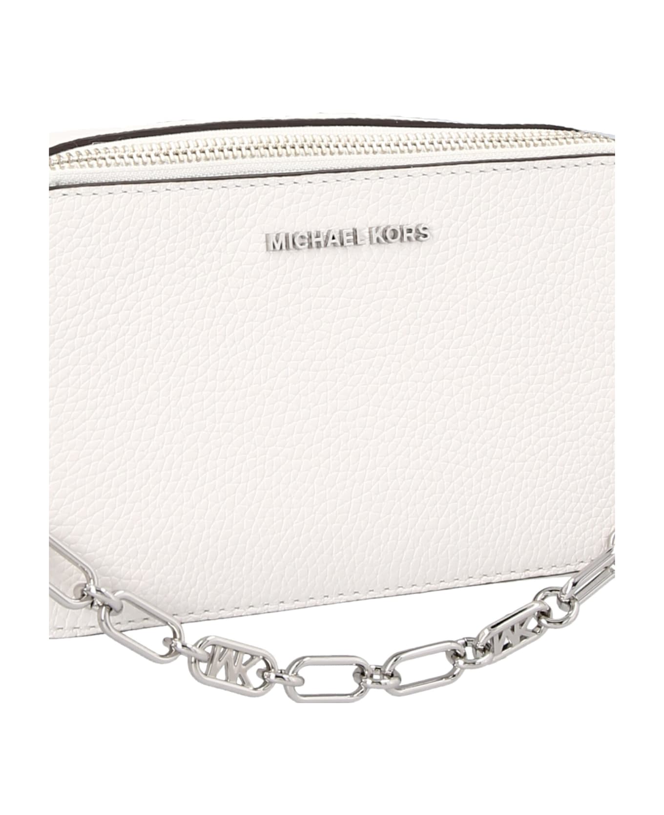 Michael Kors Logo Crossbody Bag - White