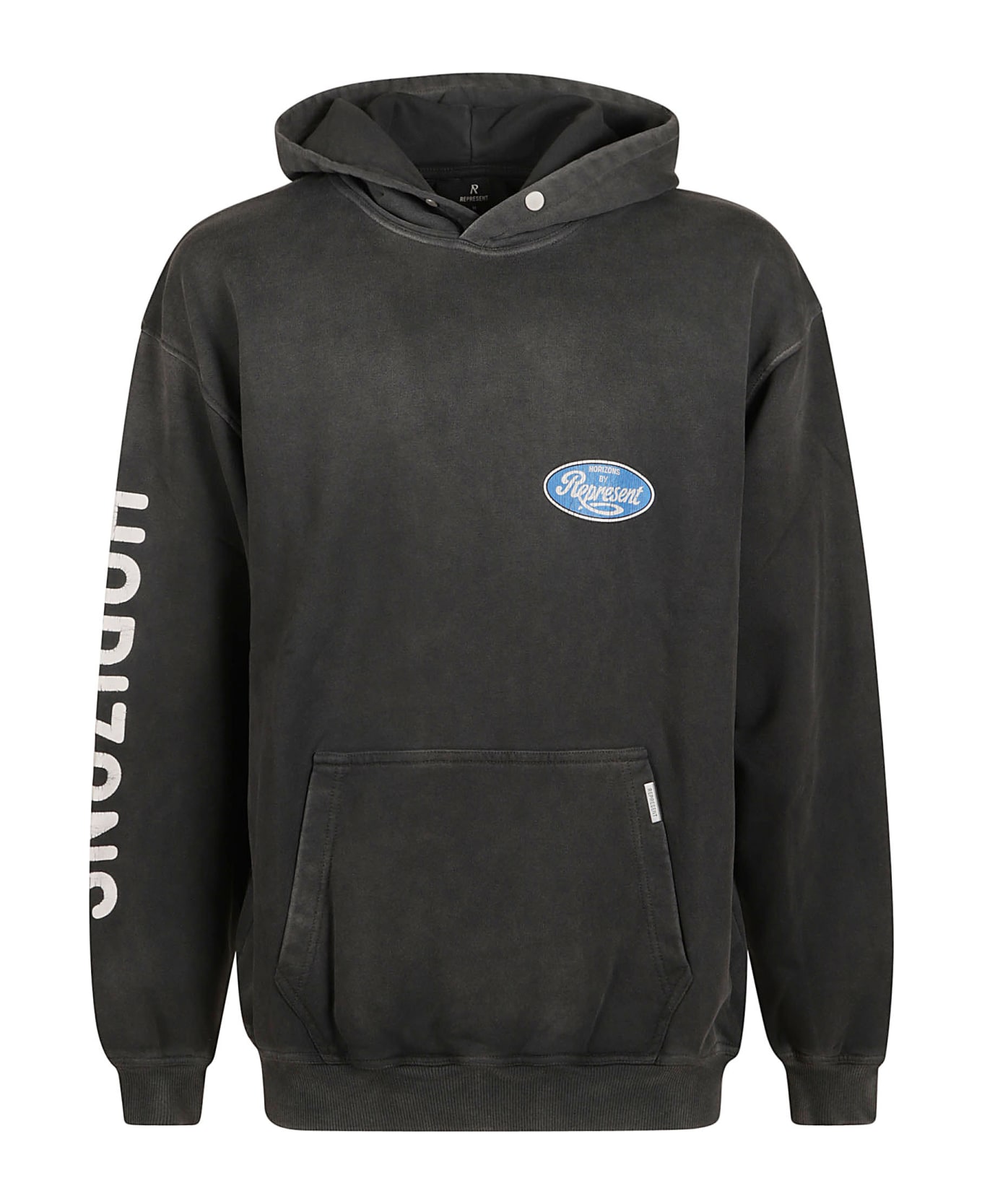 REPRESENT Classic Parts Hoodie - Aged Black