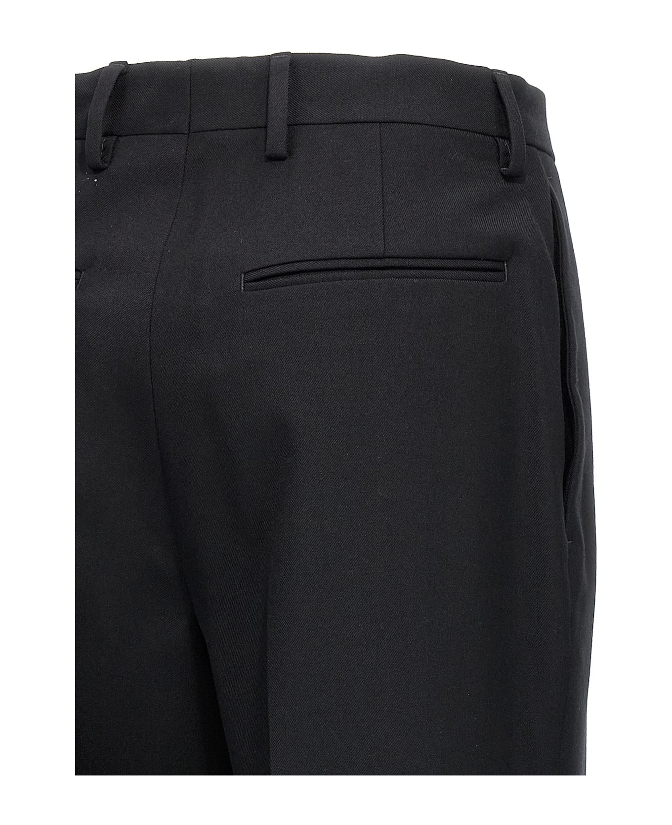 Dries Van Noten Pleat Detailed Portia Pants - Black