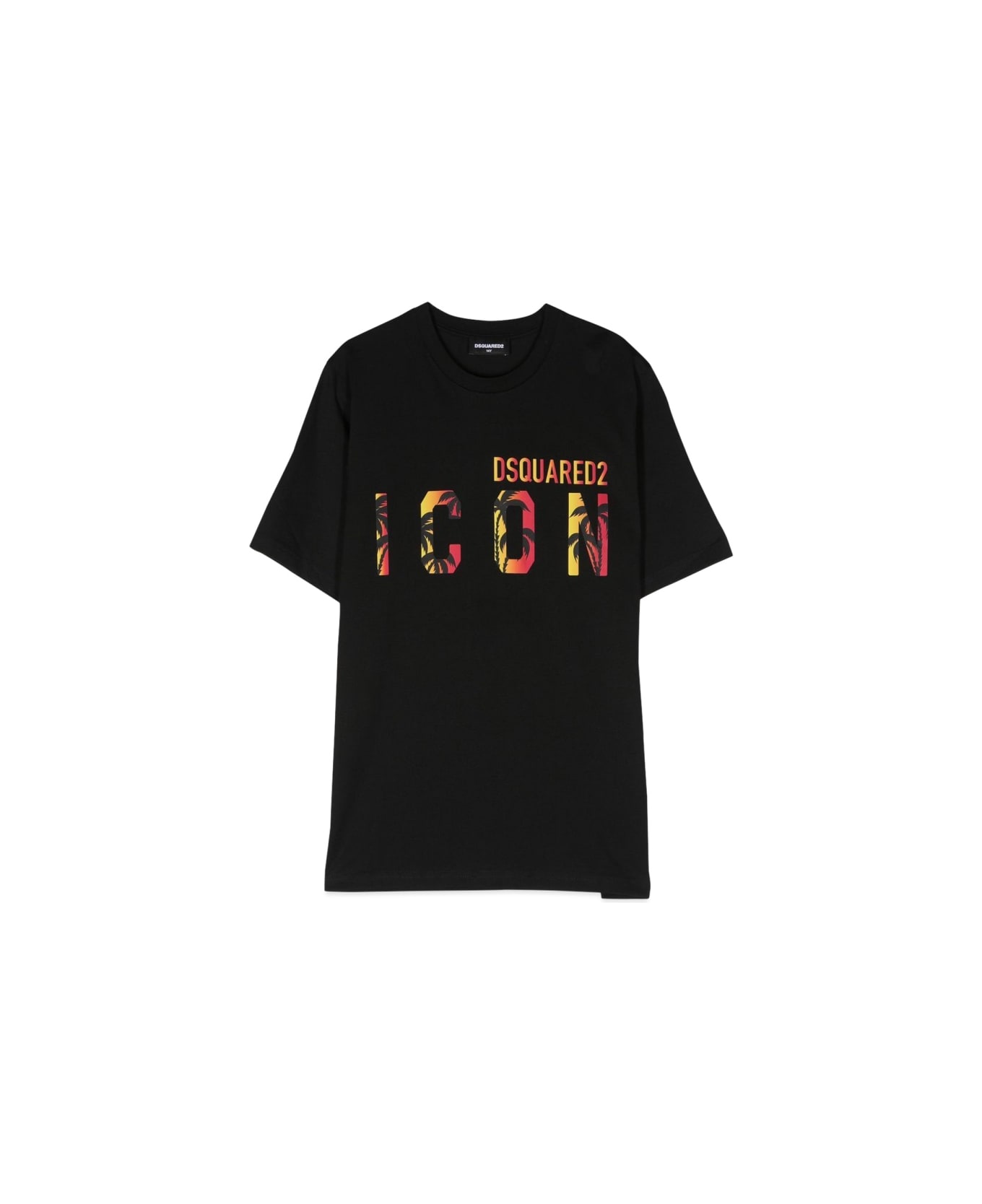 Dsquared2 Mc Logo Icon T-shirt - BLACK