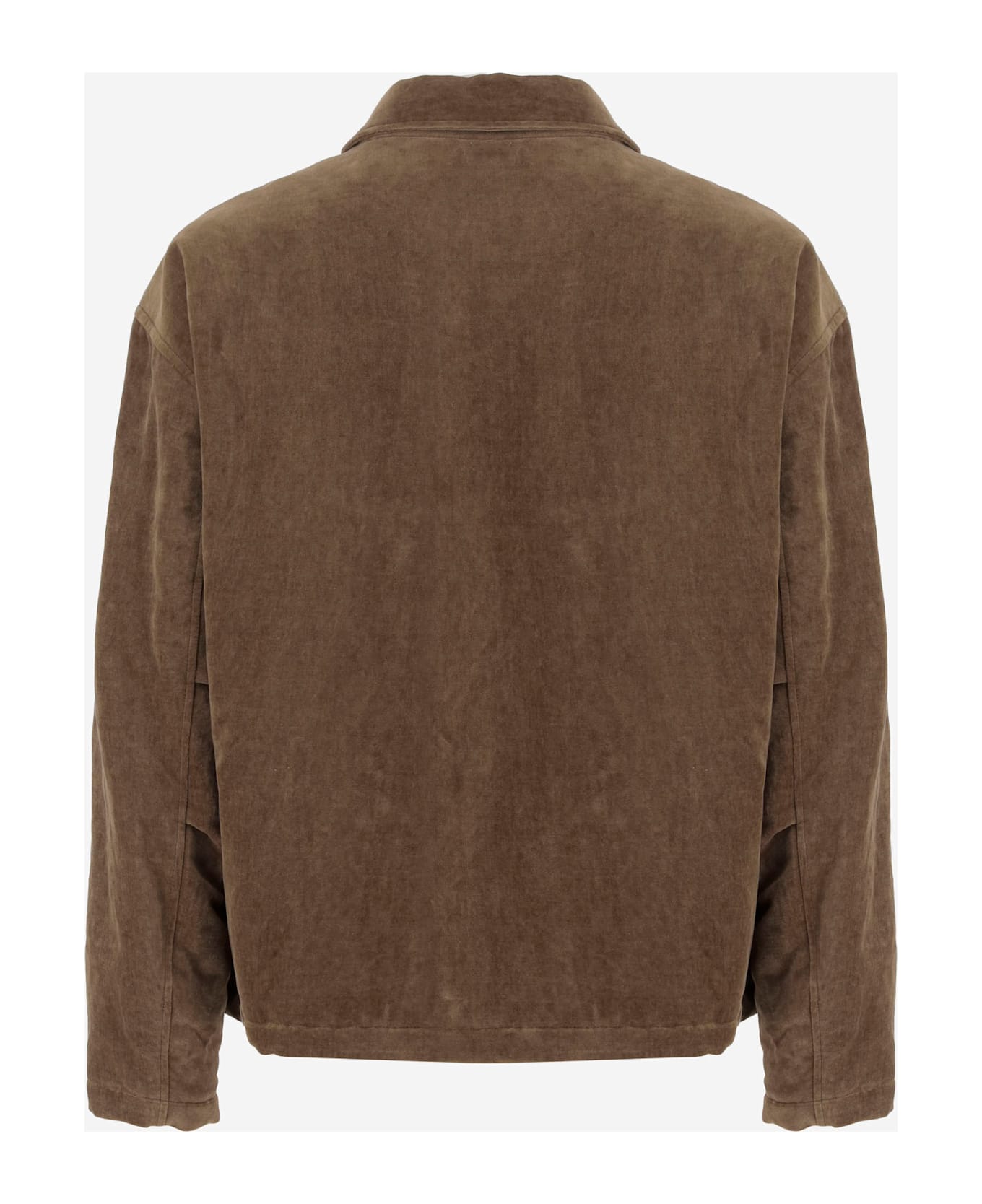 Giorgio Armani Cotton And Linen Jacket - Brown