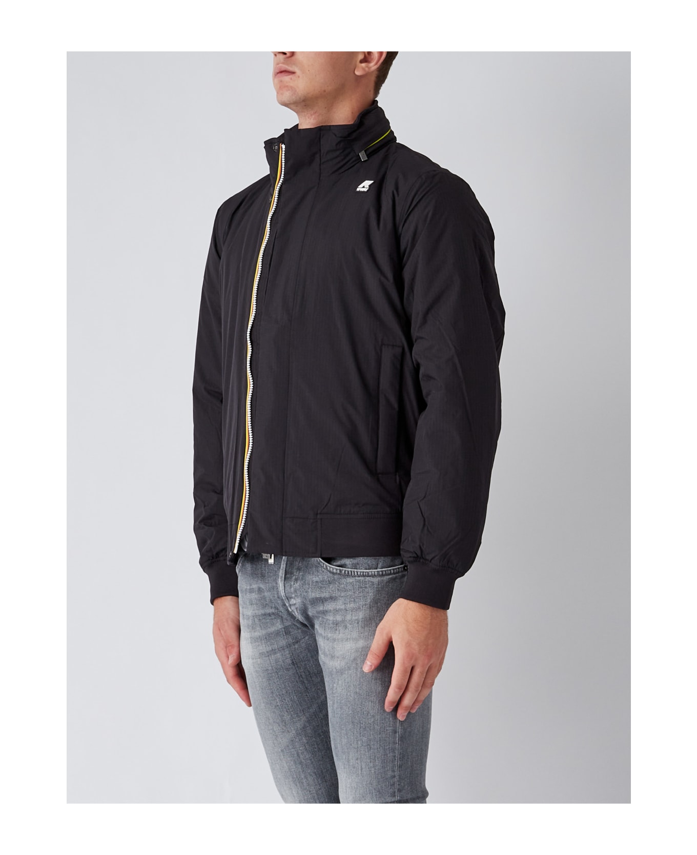 K-Way Amaury Ripstop Prime Marmotta Jacket - NERO