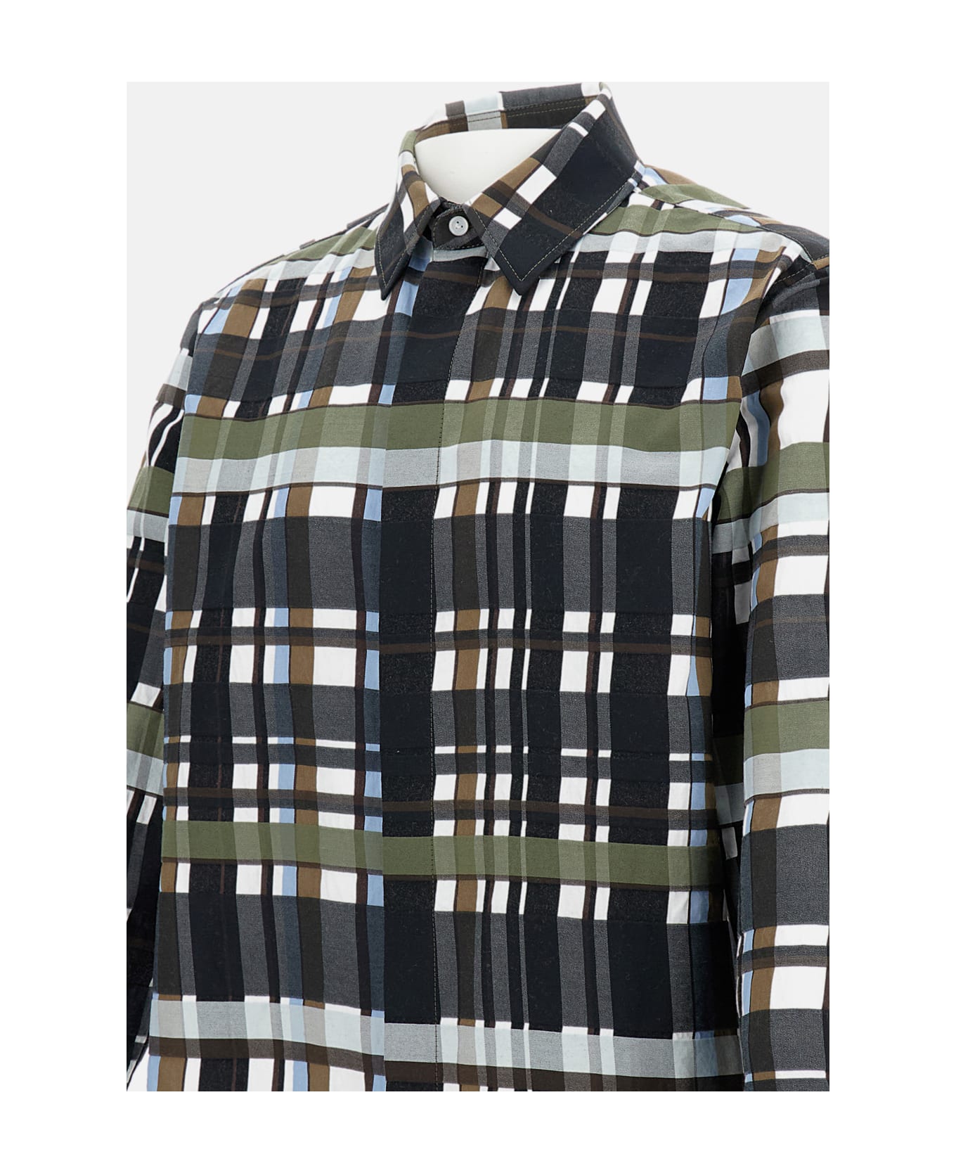 Bottega Veneta Cotton Check Shirt - MultiColour