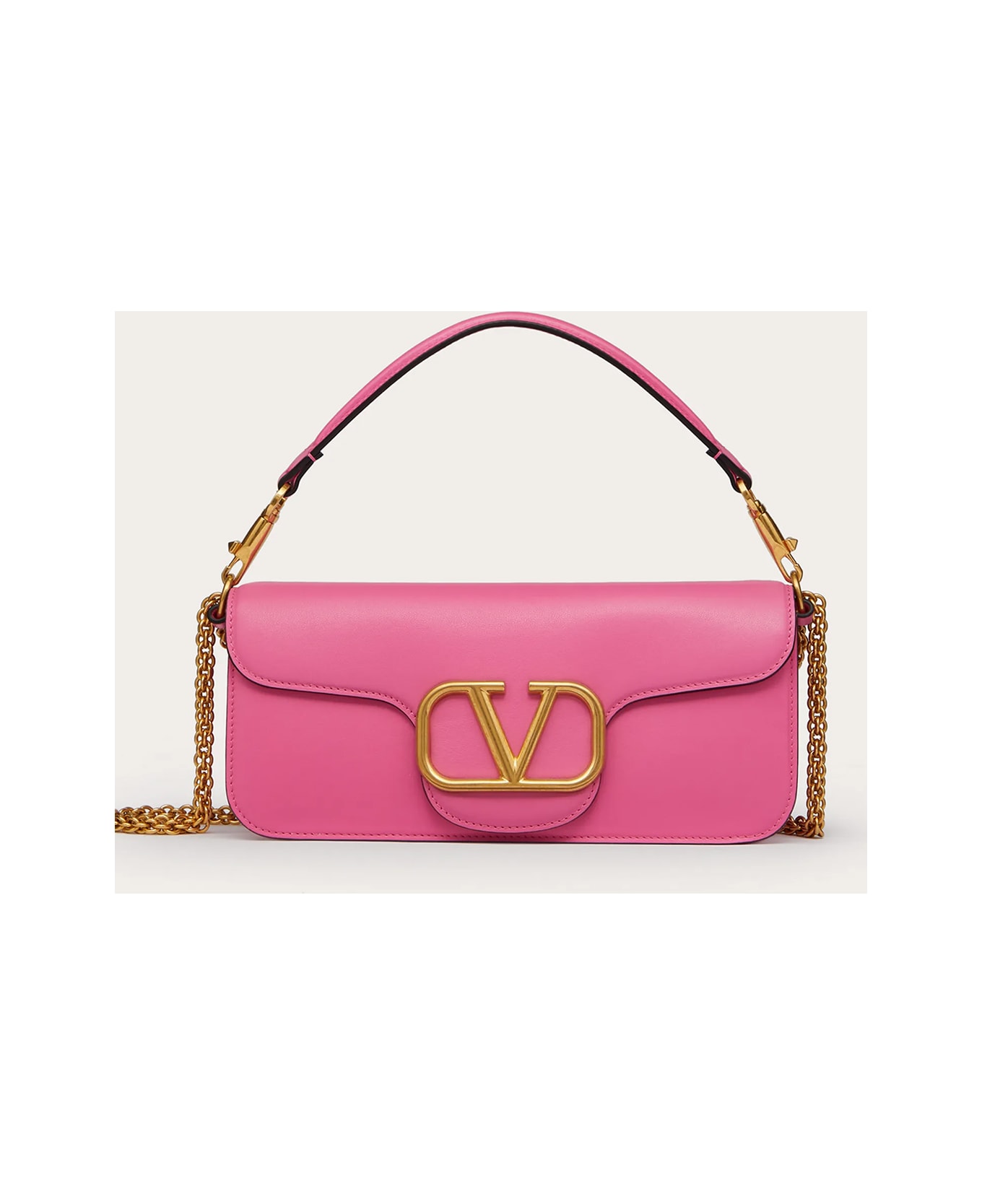 Valentino Garavani Locò Shoulder Bag - Fuxia