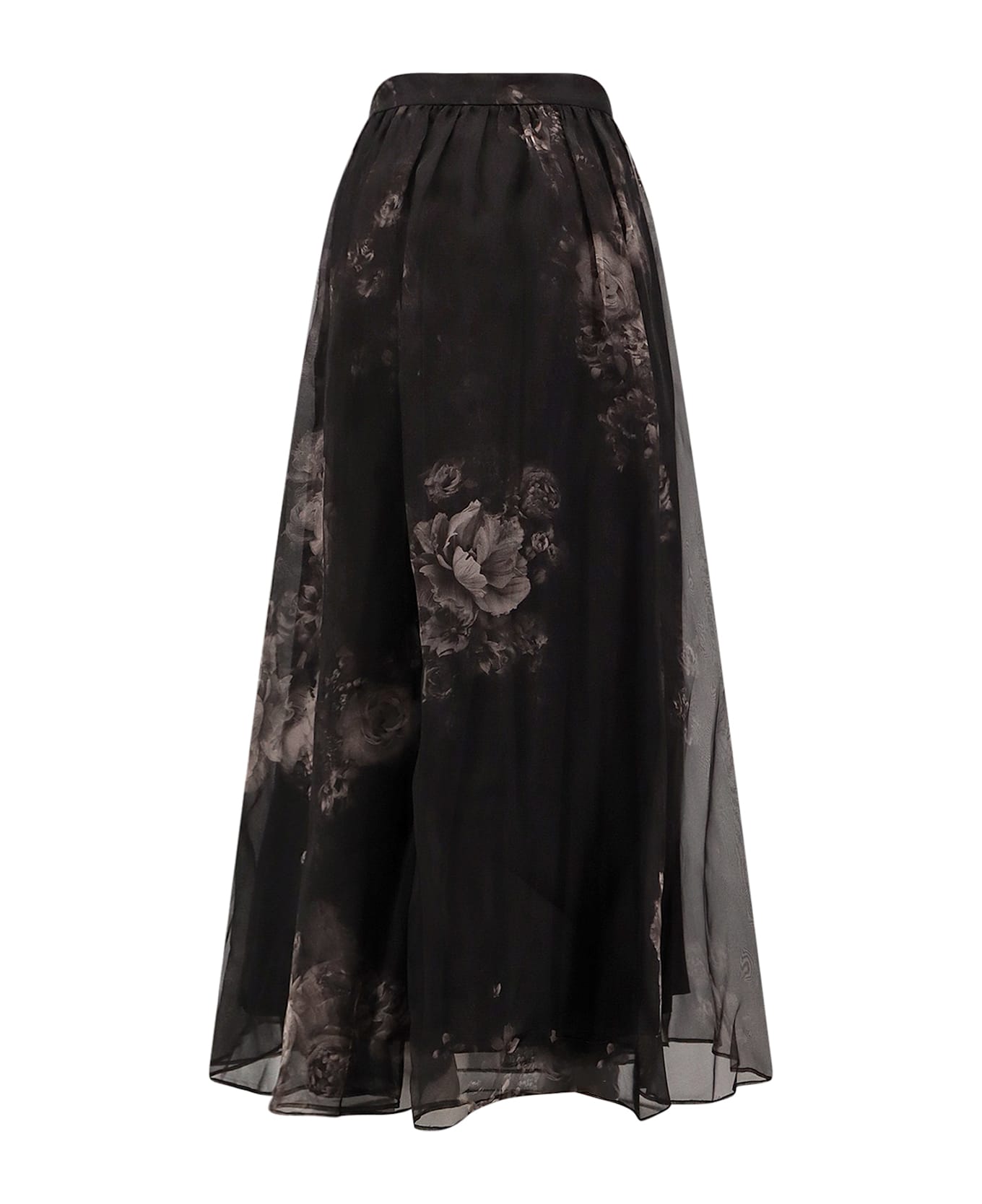 Zimmermann Hypnotic Maxi Skirt Silk Long Skirt - GHOST FLORAL