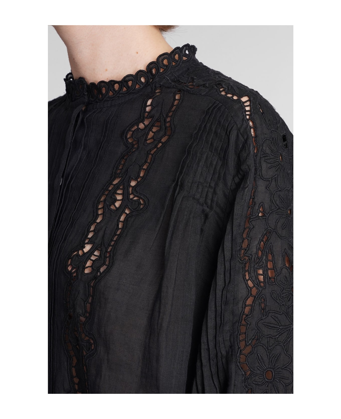Isabel Marant Kubra Shirt - black ブラウス