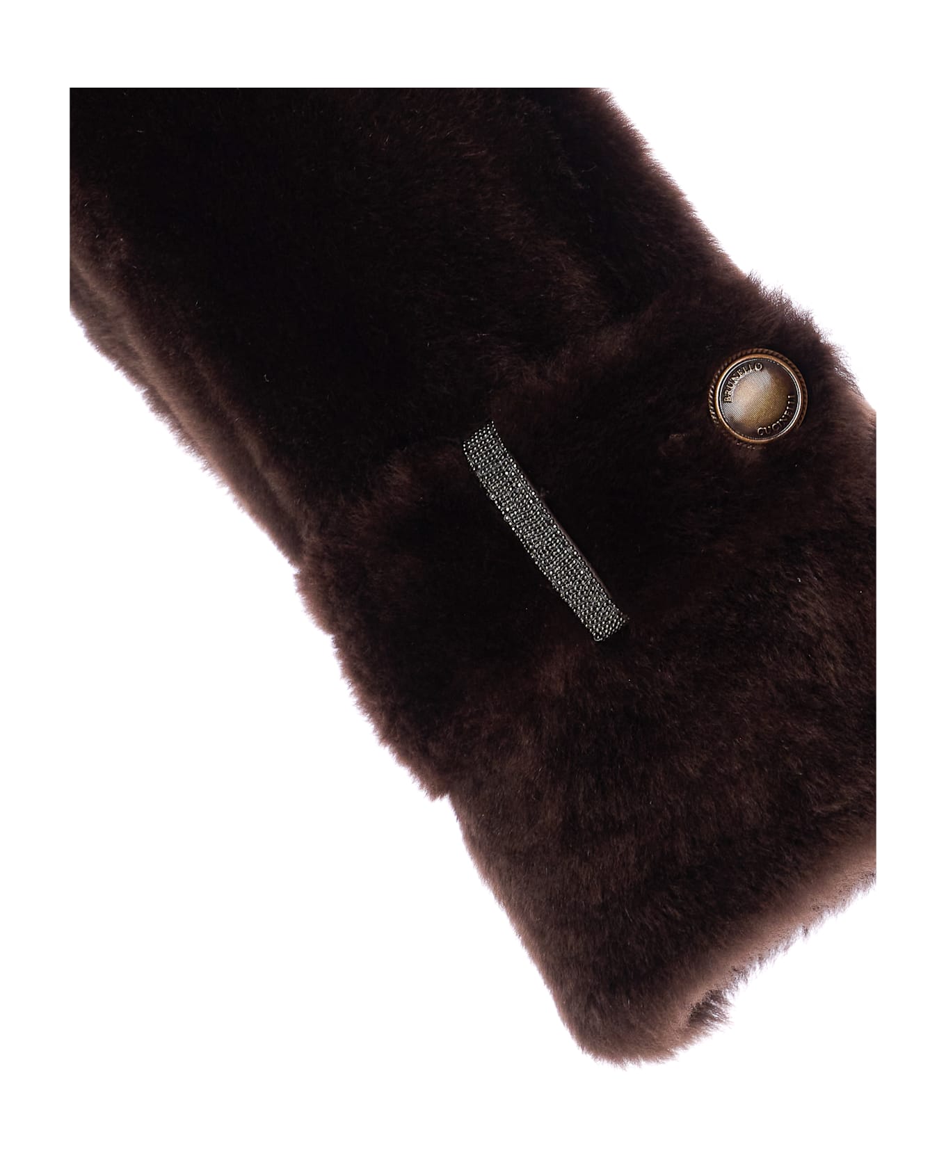 Brunello Cucinelli Shearling Jacket - Brown