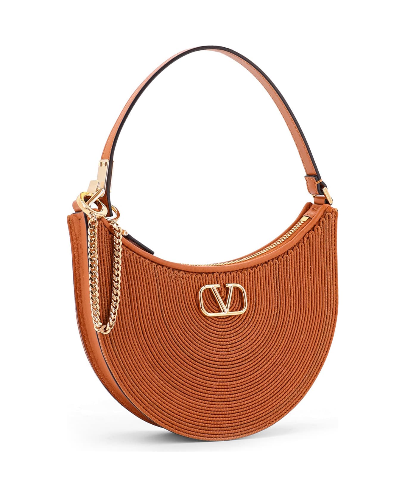 Valentino Garavani Mini Hobo Shoulder Bag - Brown