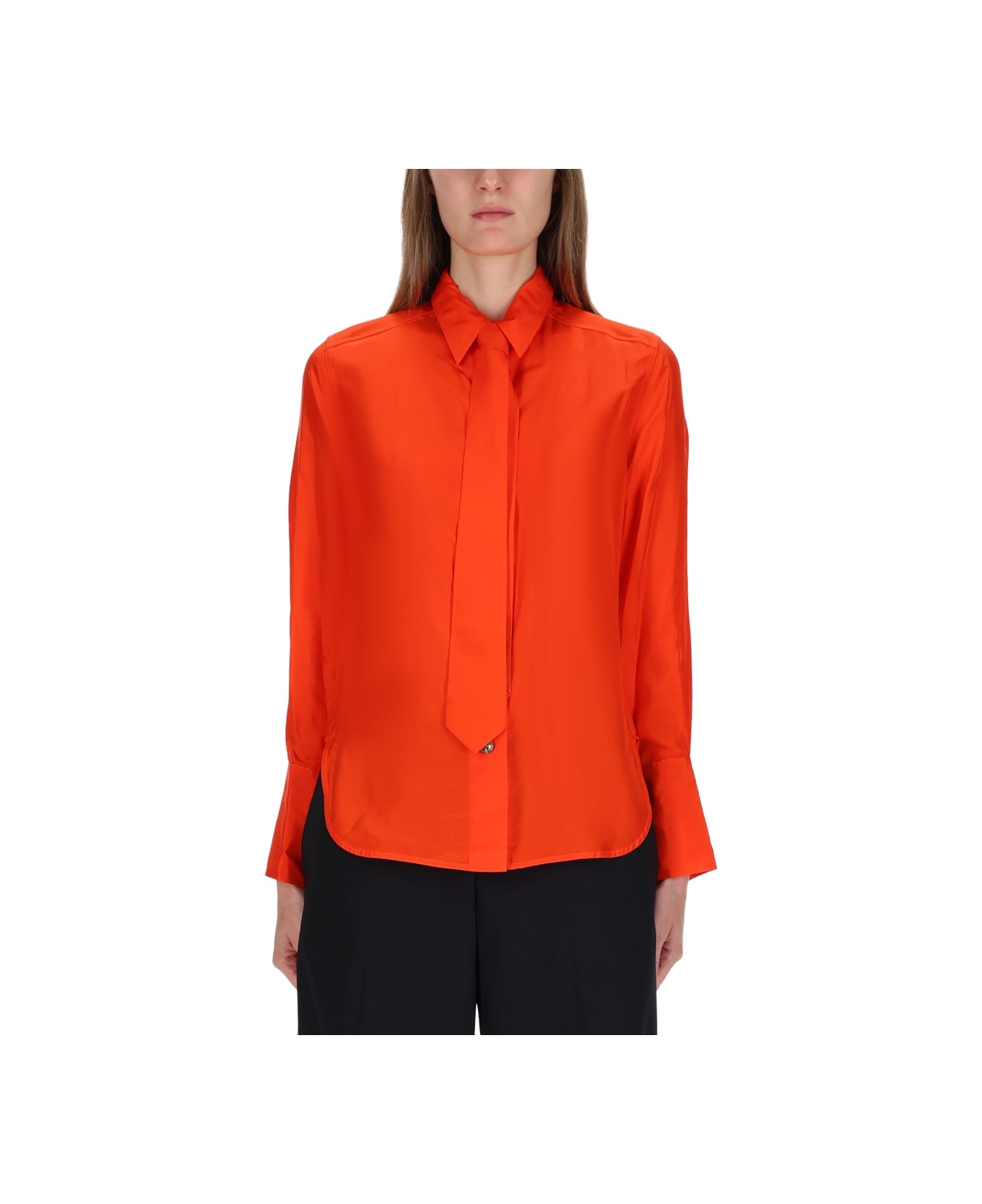 Paul Smith Shirt With Tie - RED