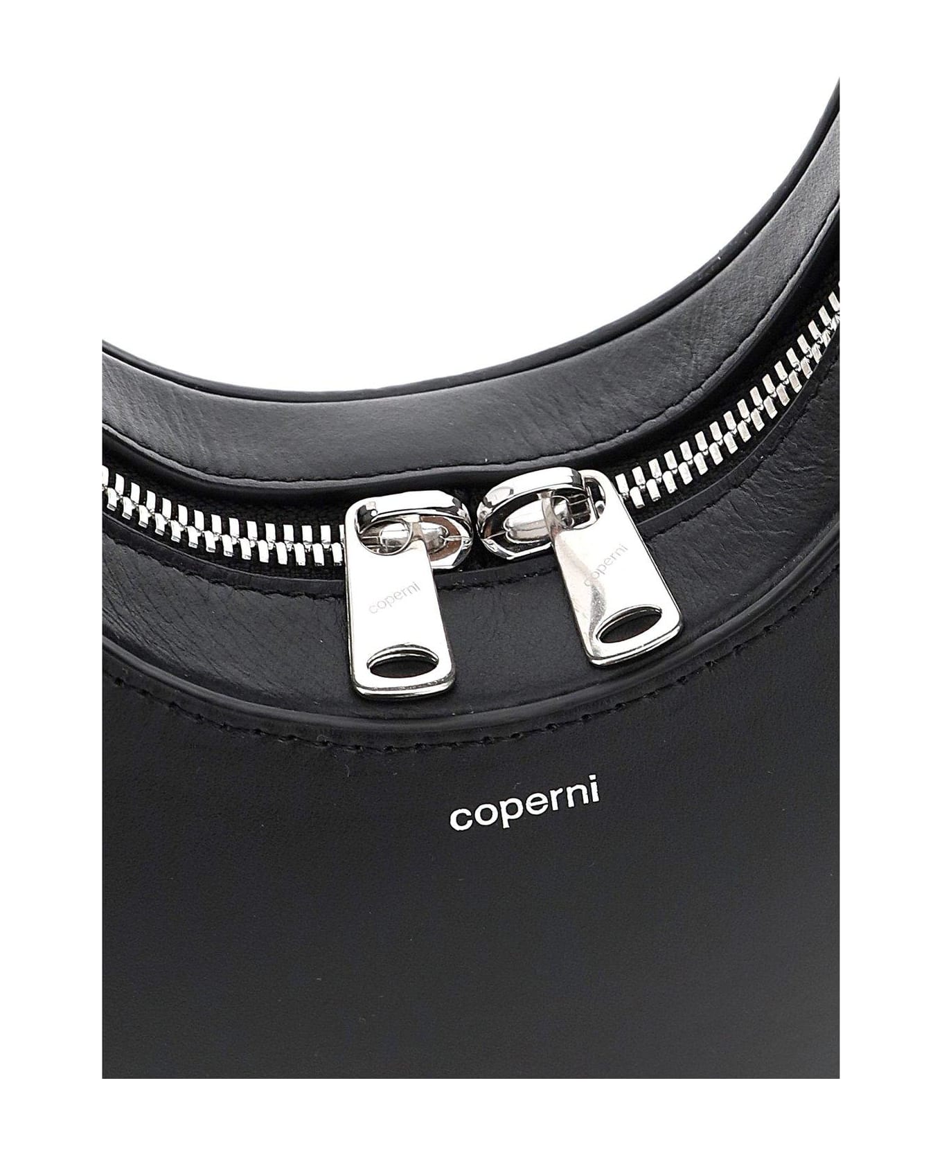 Coperni Swipe Zipped Mini Top Handle Bag - BLACK