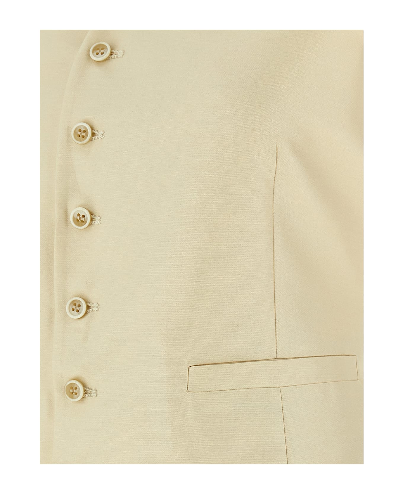 Fabiana Filippi Silk Vest - White