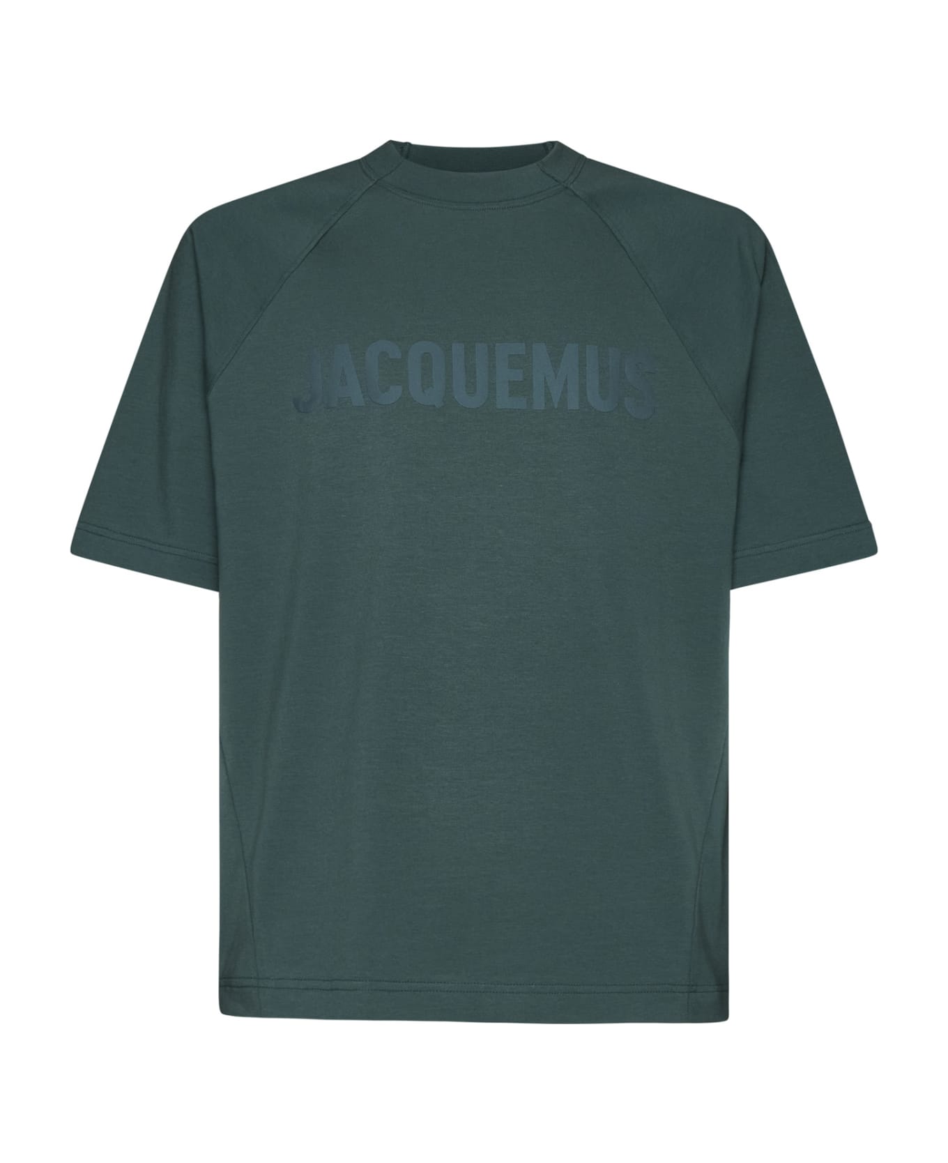 Jacquemus Typo logo-print T-shirt - Dark green