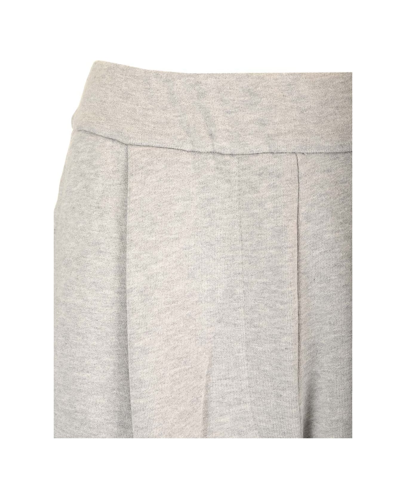 Dries Van Noten Cotton Jersey Trousers - Grey