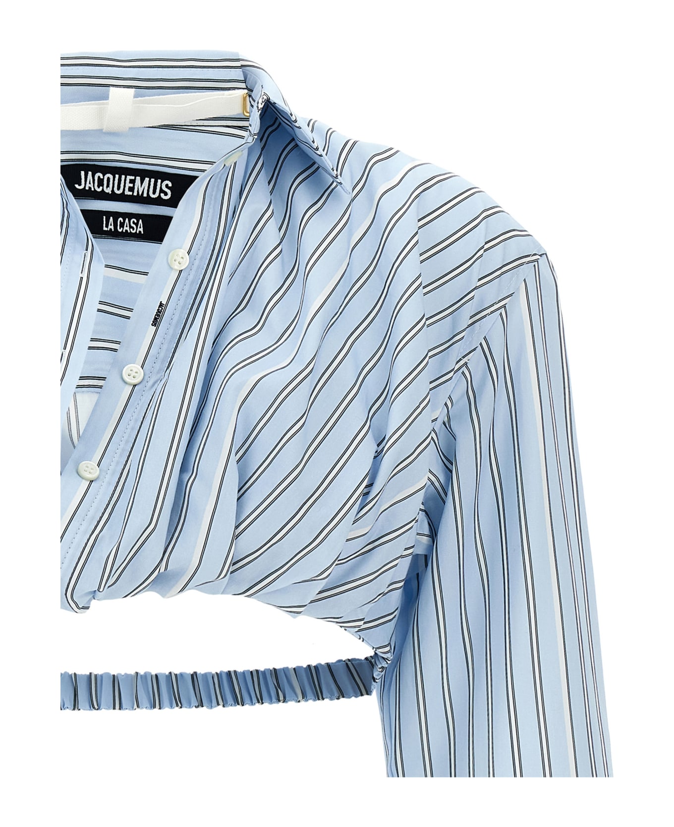 Jacquemus 'la Chemise Bahia Courte' Shirt - Light Blue