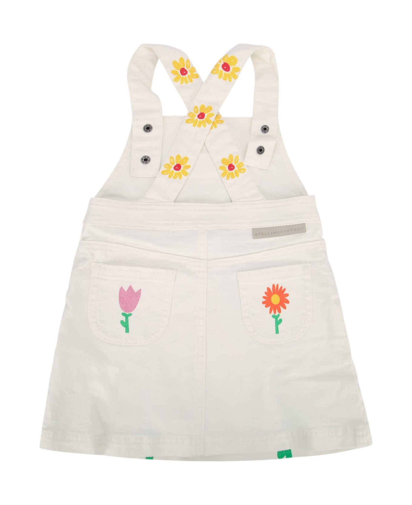 Stella McCartney Kids Woven Dress - IVORY