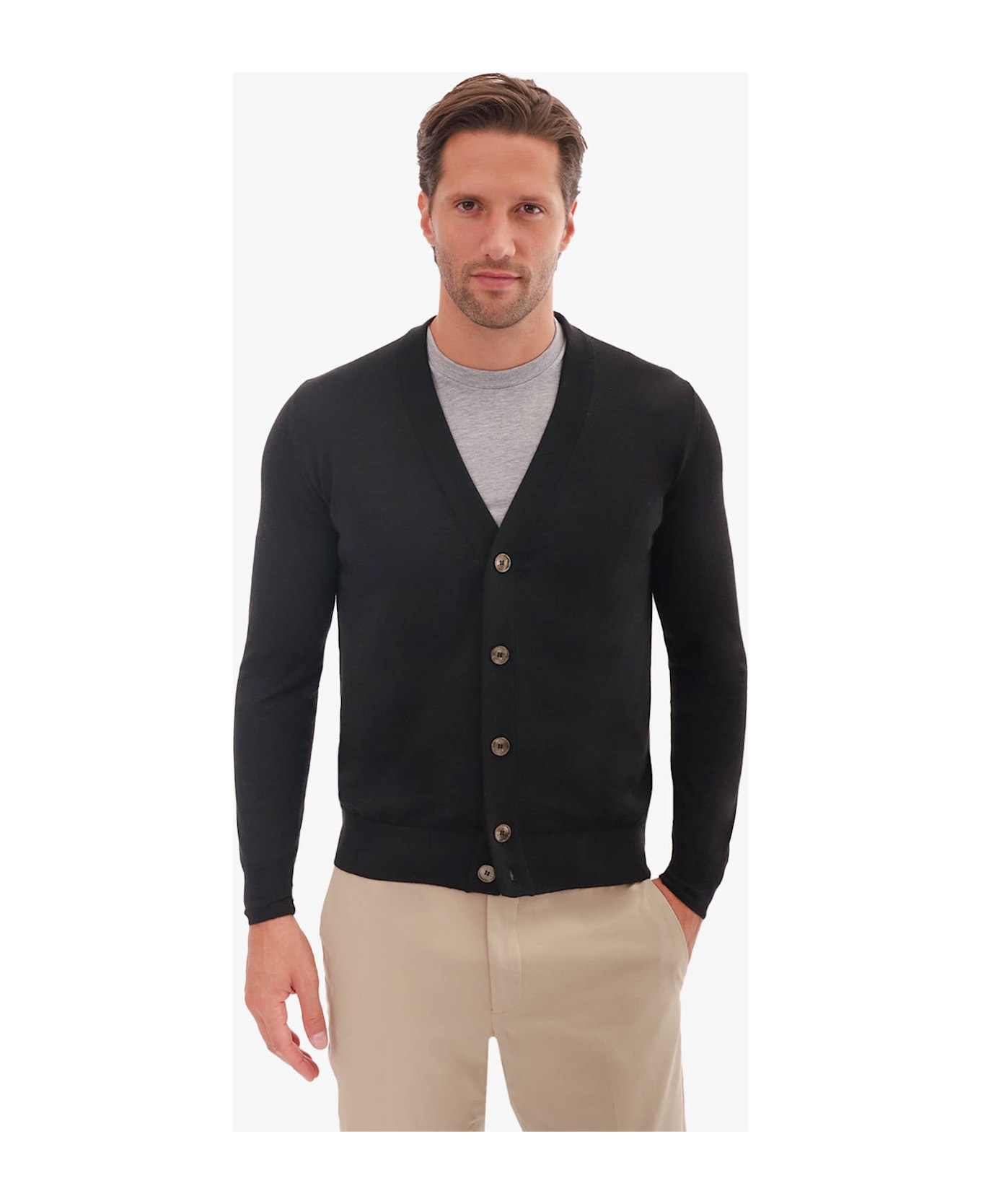 Larusmiani Cardigan Spirit 54 Cardigan - Black